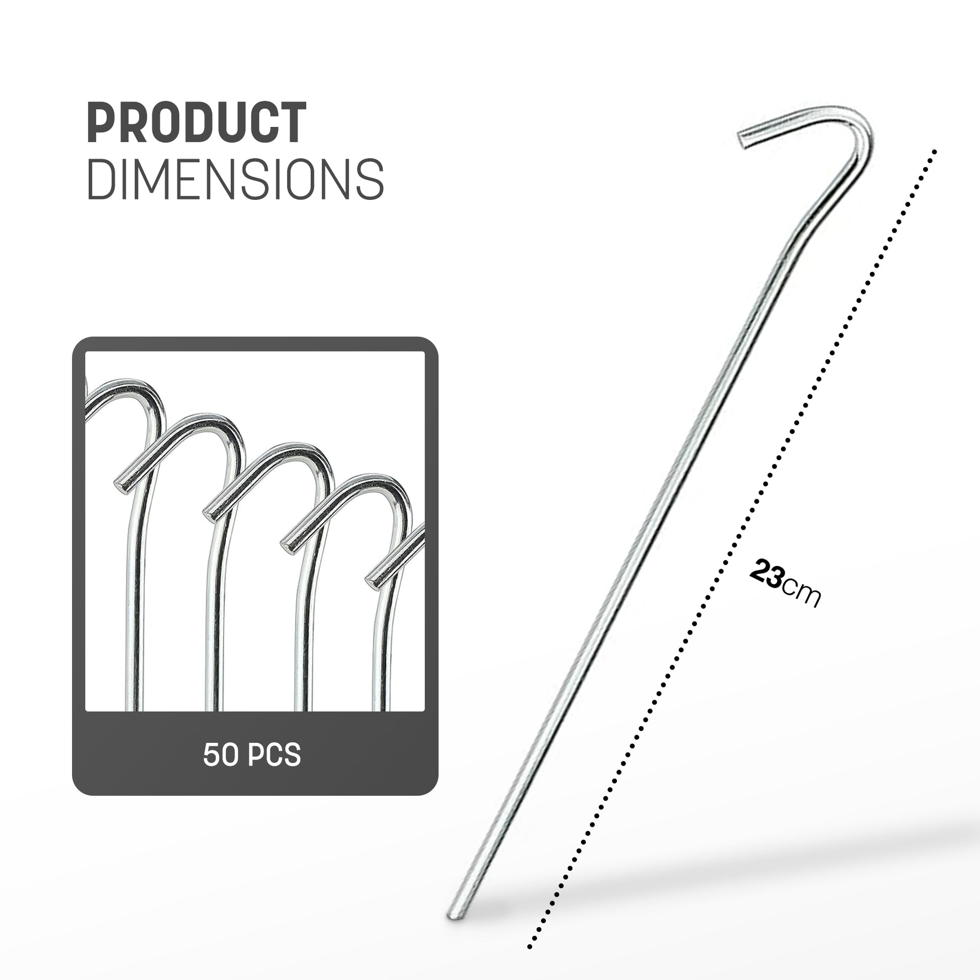 metal tent pegs 50 Pack Tent Pegs - Sturdy Alloy Steel for Secure Camping Needs - UK