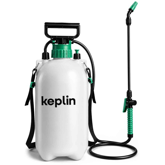 Keplin 5 Litre Garden Pressure Sprayer with adjustable nozzle and shoulder strap