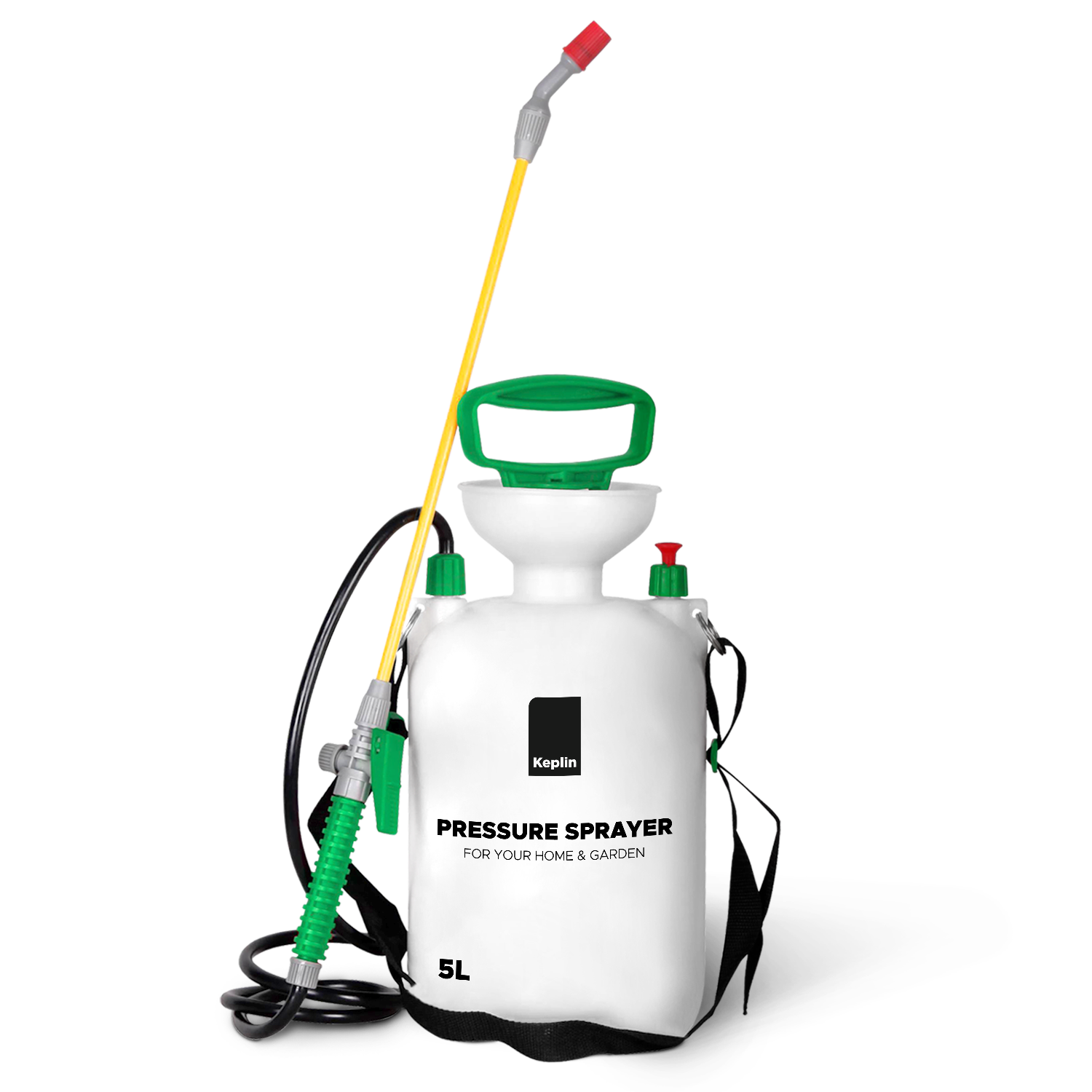 Pressure Sprayer for Gardening - Pump Action Garden Sprayer with Plastic Lance
