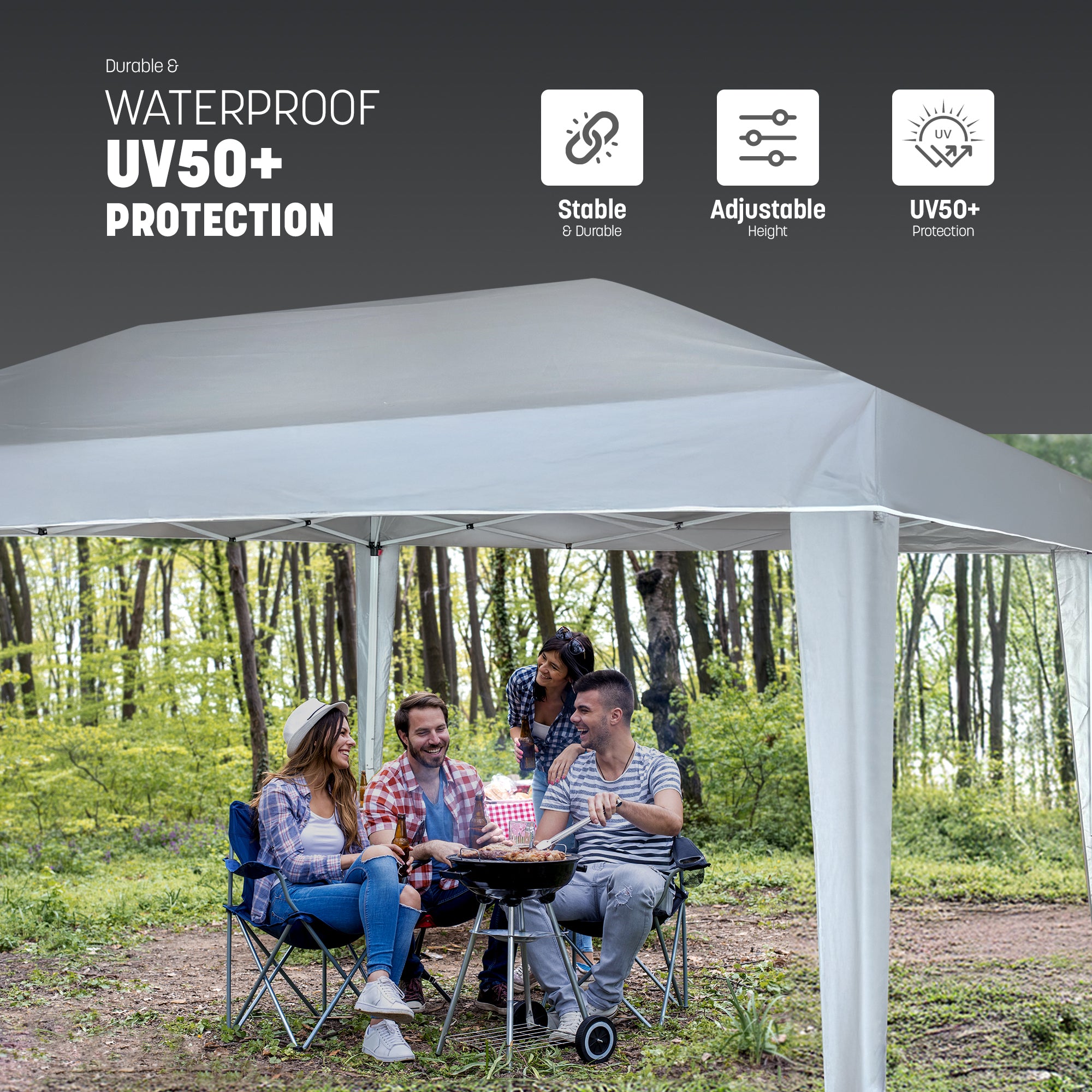 3x3m Garden Pop Up Gazebo – image 9