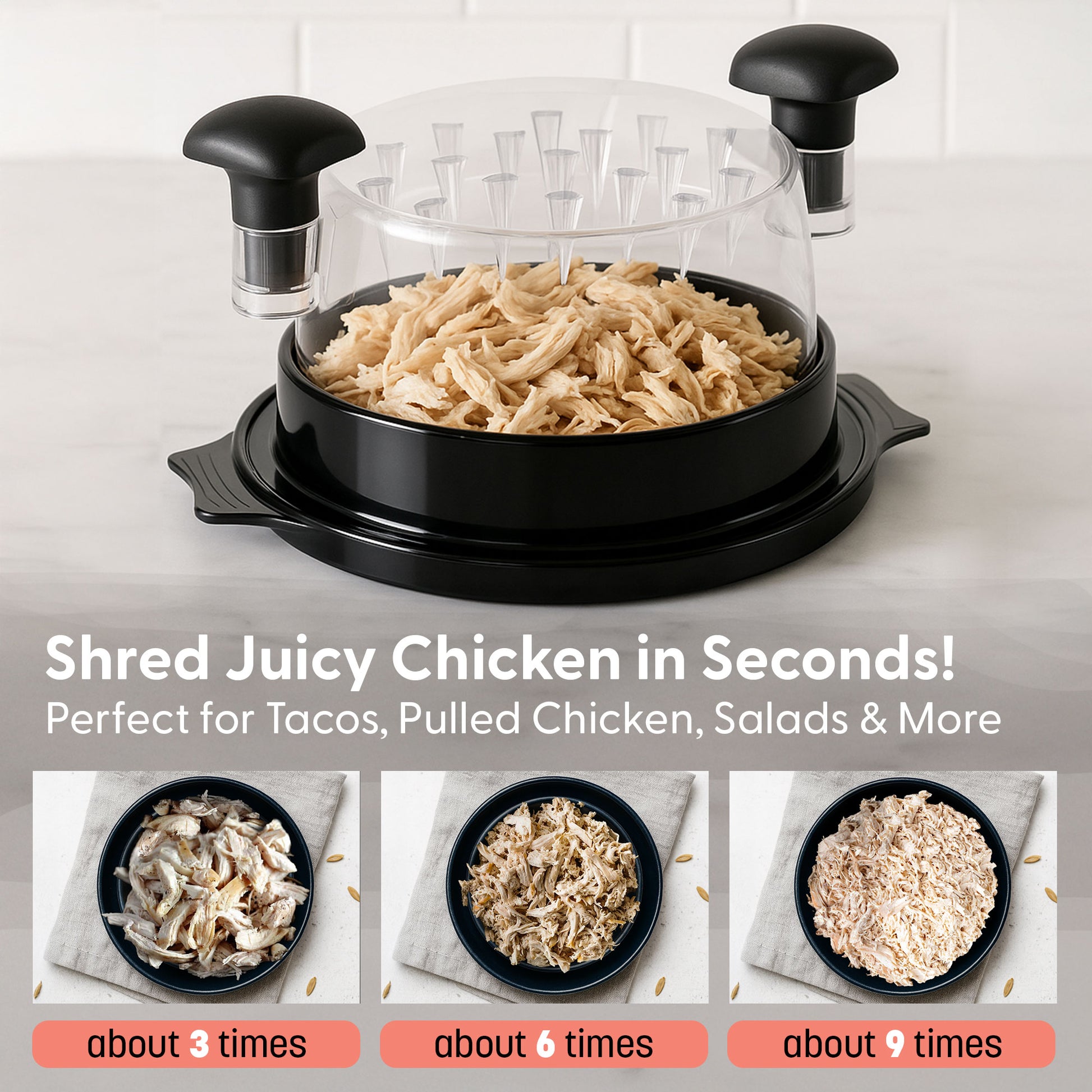 Chicken Shredder Tool - Quick Manual Meat Shredder – image 2