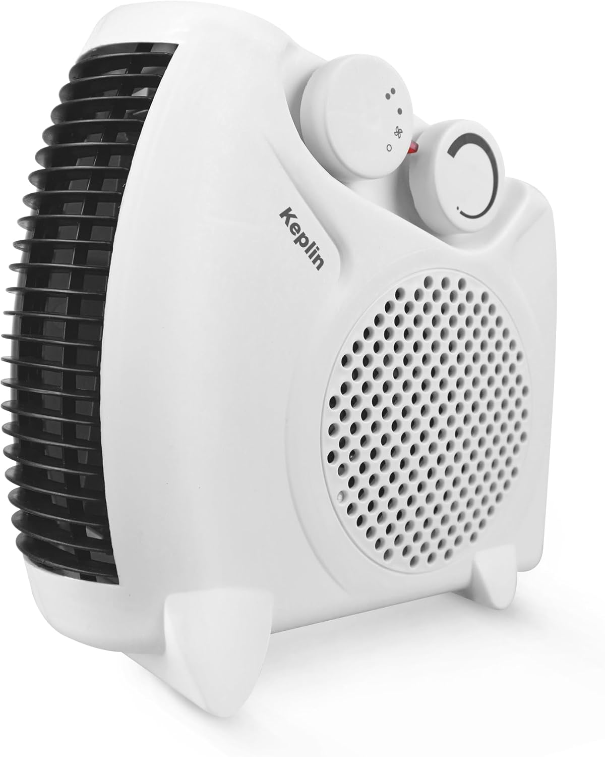 Portable Electric Fan Heater - Adjustable Thermostat, 2 Heat Setting and Overheat Protected