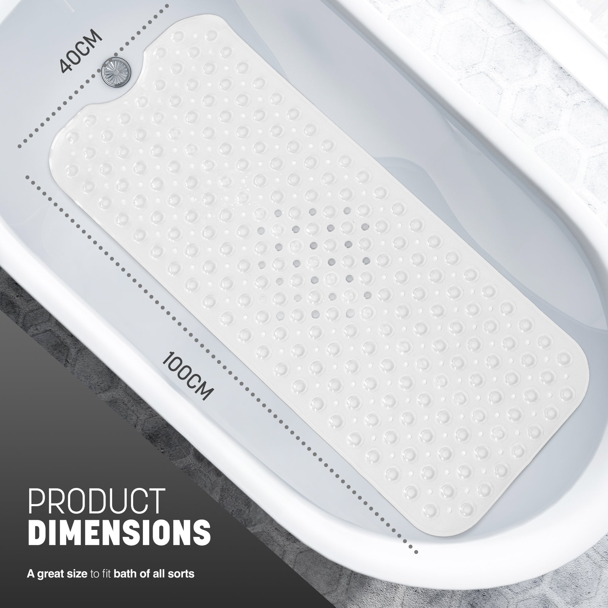 Non-Slip Bath Mat - Soft, Comfortable & Machine Washable – image 2