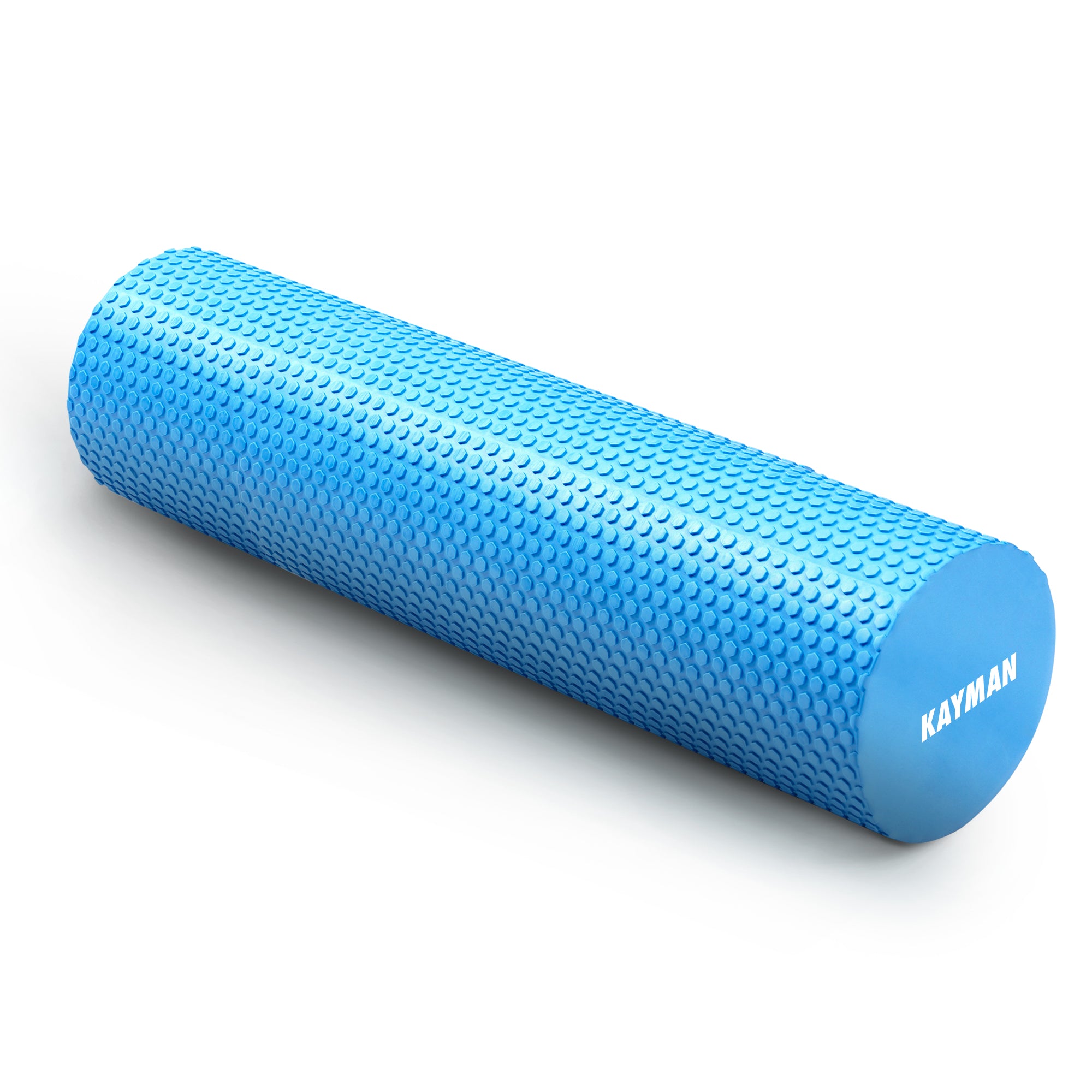 KAYMAN Sports Foam Roller – Deep Tissue Muscle Tension Relief & Circulation Boost | Portable & Lightweight Self Massager for Back, Legs, Gym, Pilates & Yoga | EVA Foam