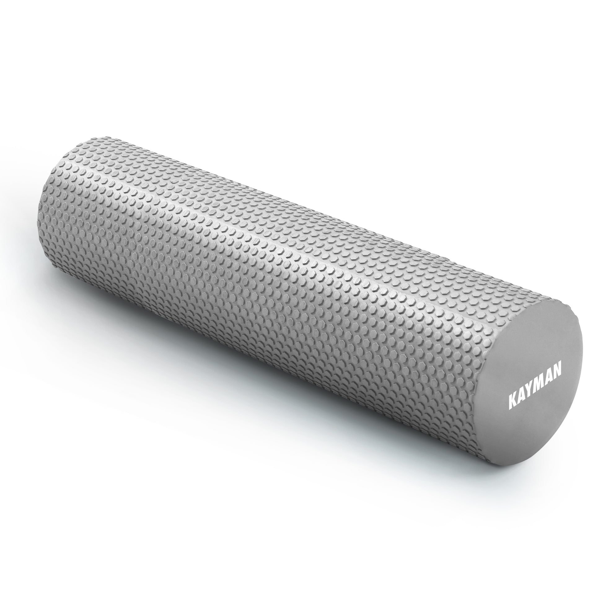 KAYMAN Sports Foam Roller – Deep Tissue Muscle Tension Relief & Circulation Boost | Portable & Lightweight Self Massager for Back, Legs, Gym, Pilates & Yoga | EVA Foam