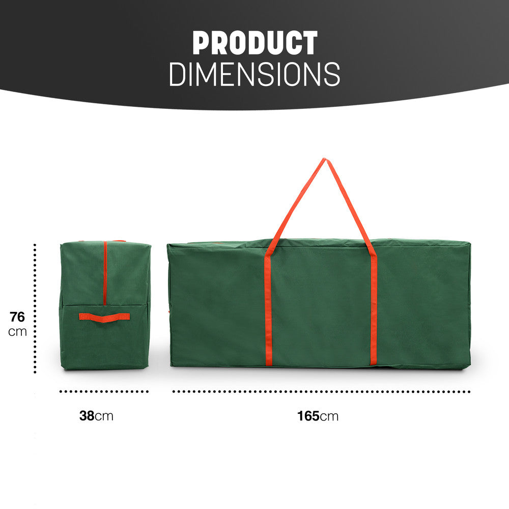 Christmas Wrapping Paper Storage Bag - Foldable, Heavy Duty, 600D Oxford Fabric – image 9