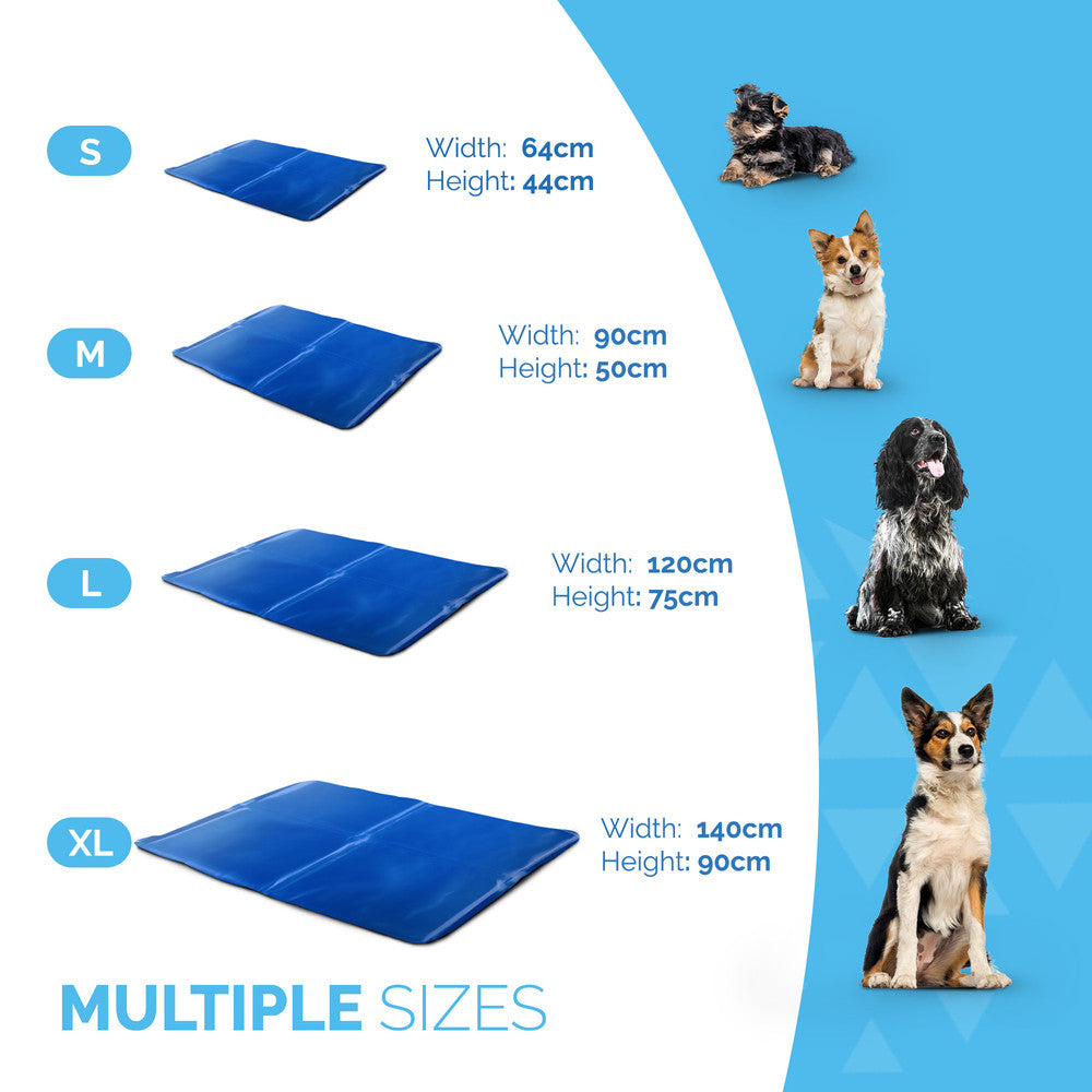 FurDreams Pineapple Pet Cooling Mat – Waterproof Gel Pillow Pad for Dogs and Cats, 75x120cm – Prevent Overheating and Keep Cool During Summer Rest