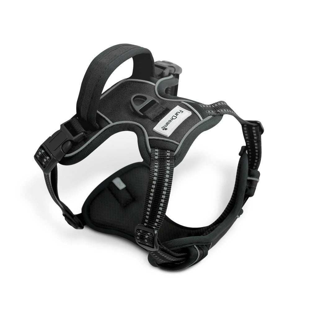 FurDreams Secure Padded Dog Harness – Comfortable No-Choke Vest with Reflective Strips, Non-Restrictive Fit, 4 Adjustable Straps, and Easy Clip-On Design – image 7