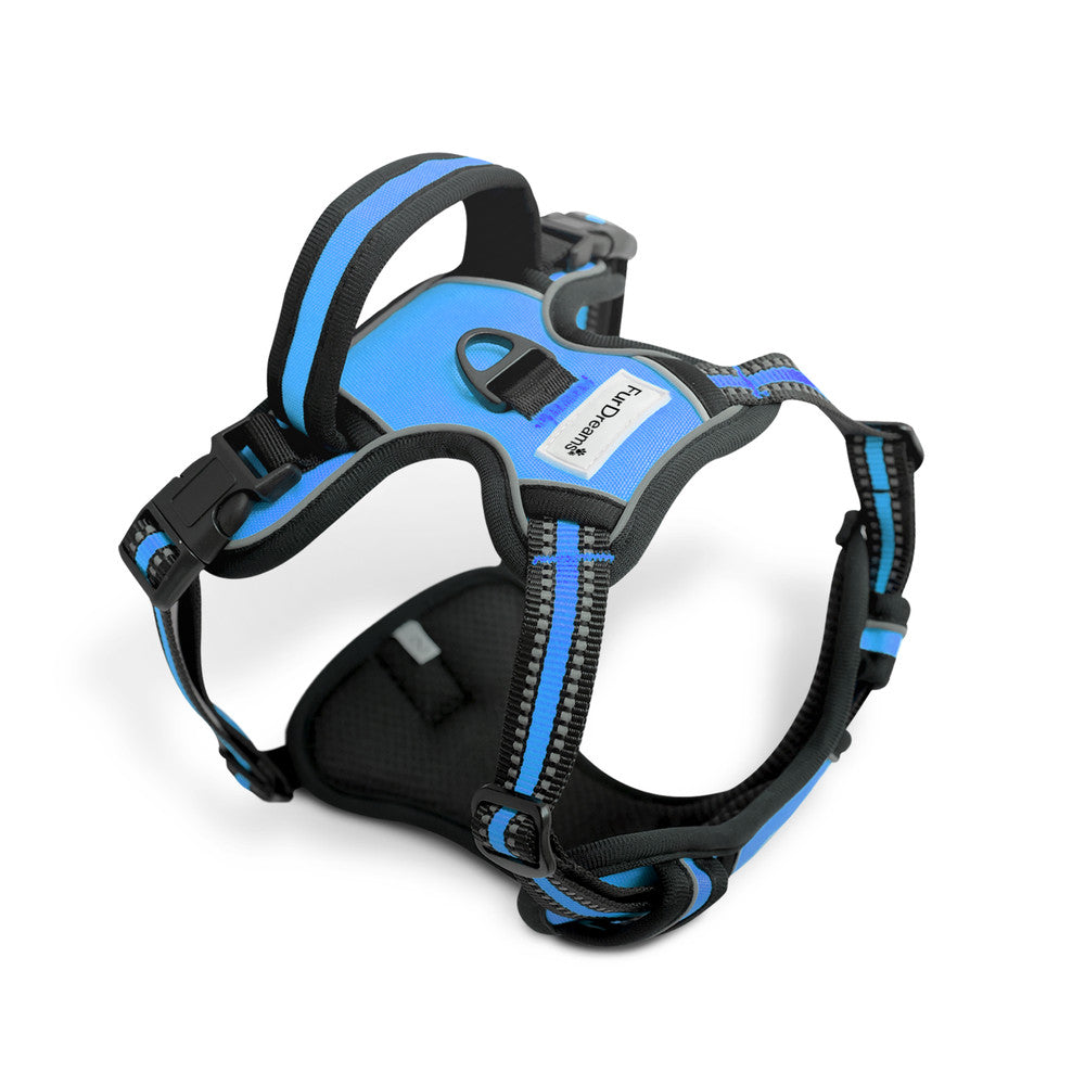 FurDreams Secure Padded Dog Harness – Comfortable No-Choke Vest with Reflective Strips, Non-Restrictive Fit, 4 Adjustable Straps, and Easy Clip-On Design – image 16