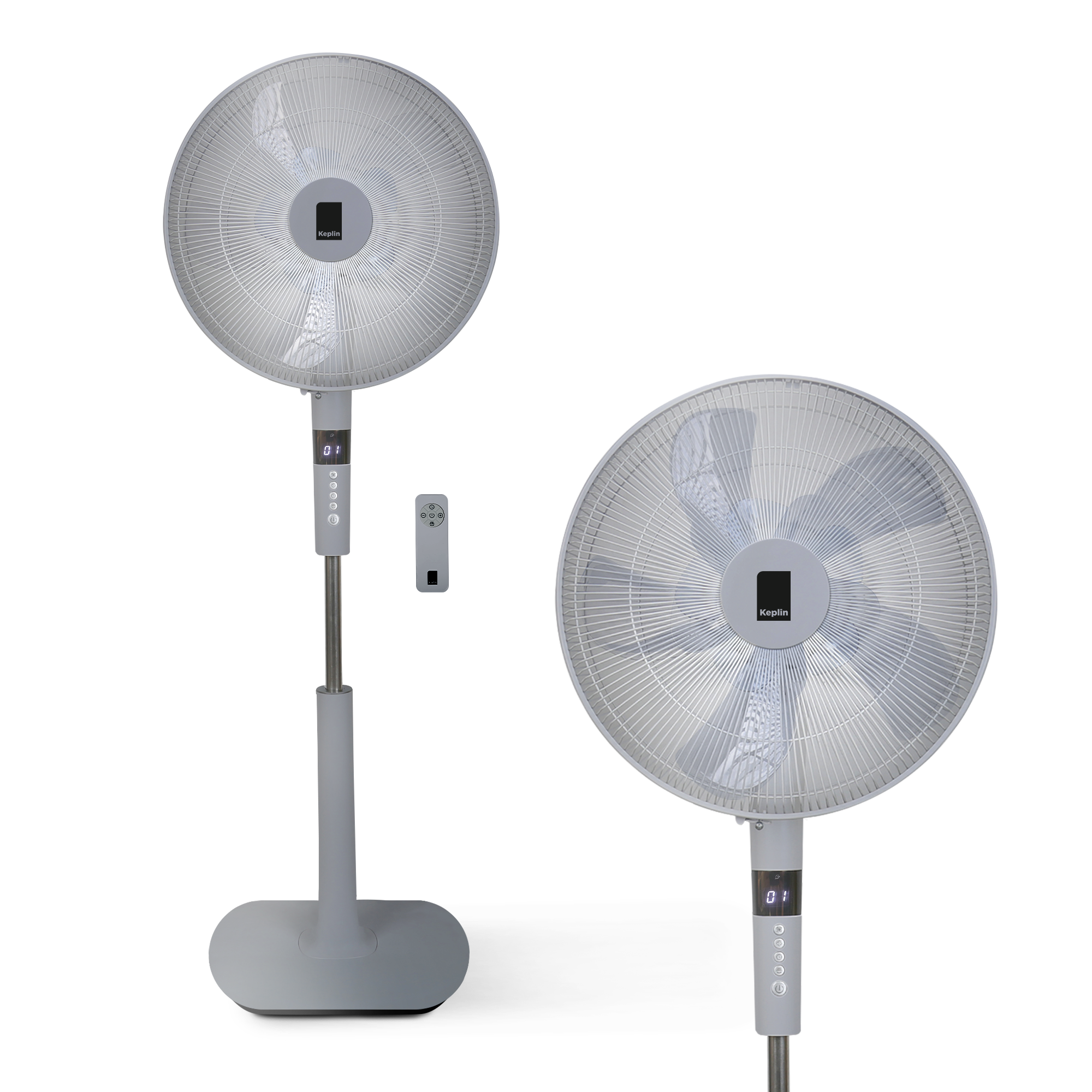 16 Inch Pedestal Fan with Remote Control | Durable , ‎Lightweight, Adjustable Height | 3 Speed Settings