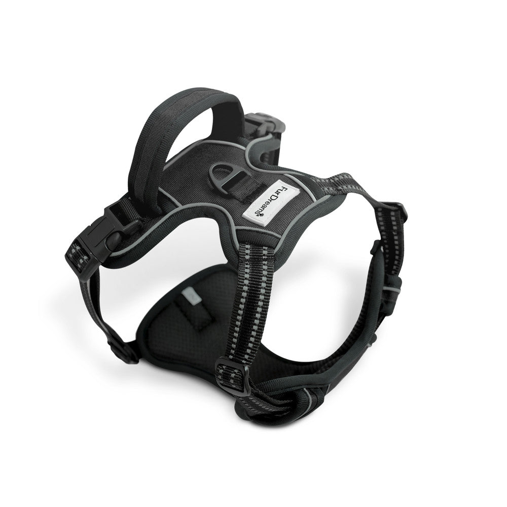 FurDreams Secure Padded Dog Harness – Comfortable No-Choke Vest with Reflective Strips, Non-Restrictive Fit, 4 Adjustable Straps, and Easy Clip-On Design – image 5