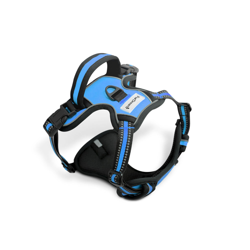 FurDreams Secure Padded Dog Harness – Comfortable No-Choke Vest with Reflective Strips, Non-Restrictive Fit, 4 Adjustable Straps, and Easy Clip-On Design – image 14