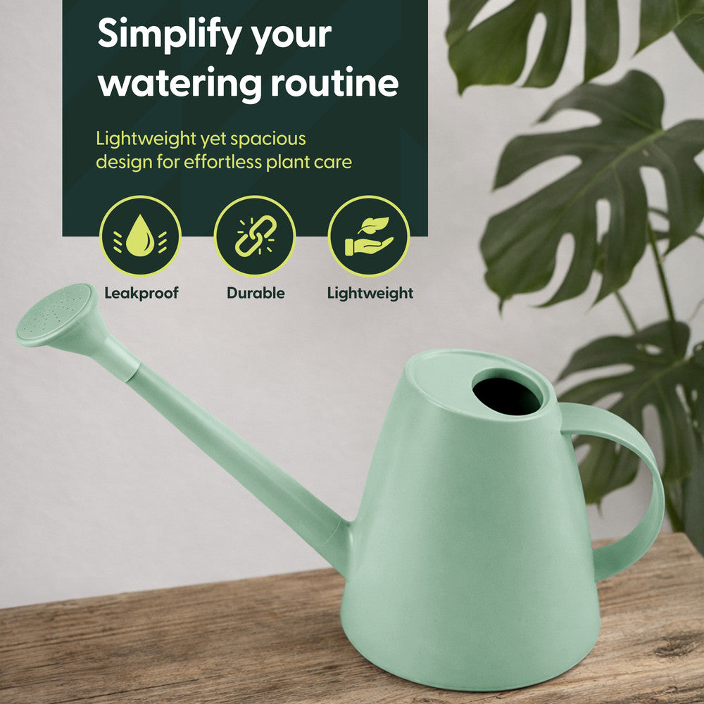 1.8L Plastic Watering Can with Plastic Sprinkler Rose – image 23