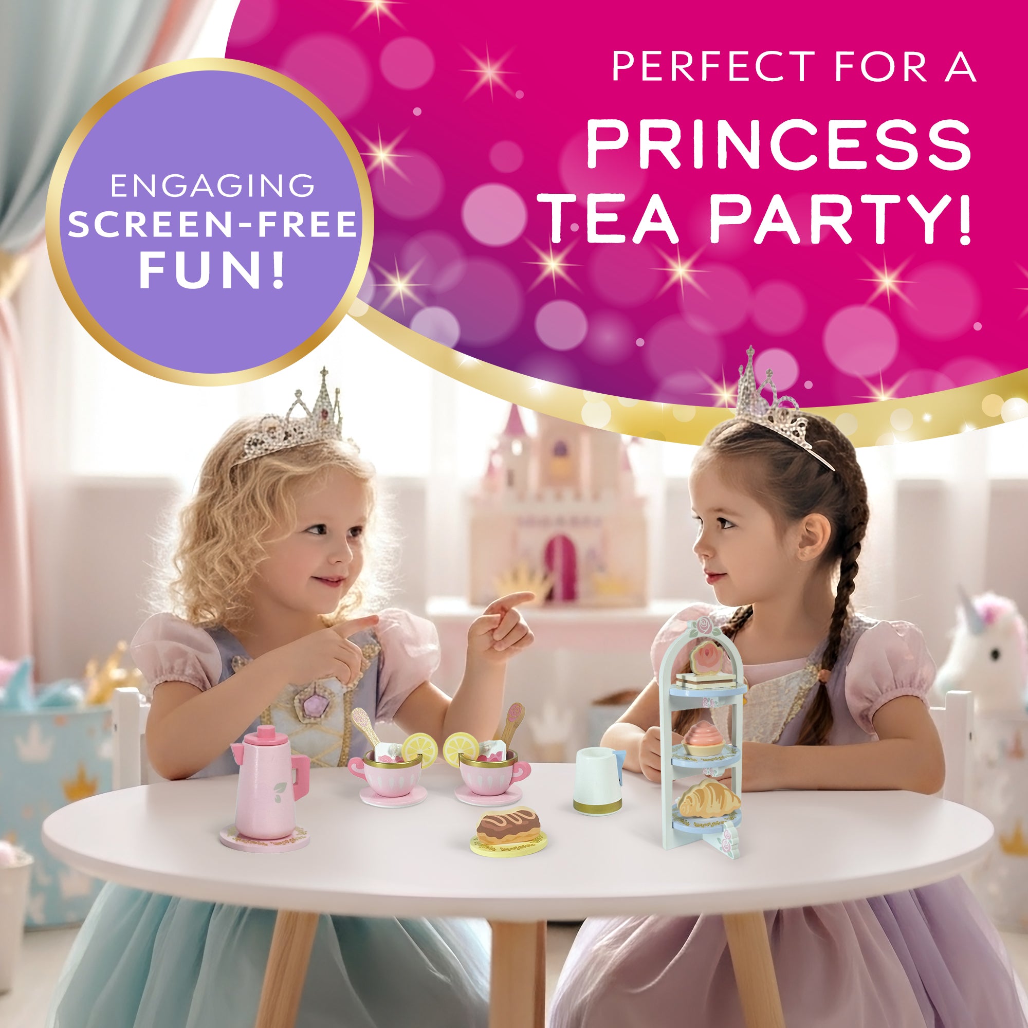 Disney Princess Storybook Playset Collection - Book Box with Themed Accessories