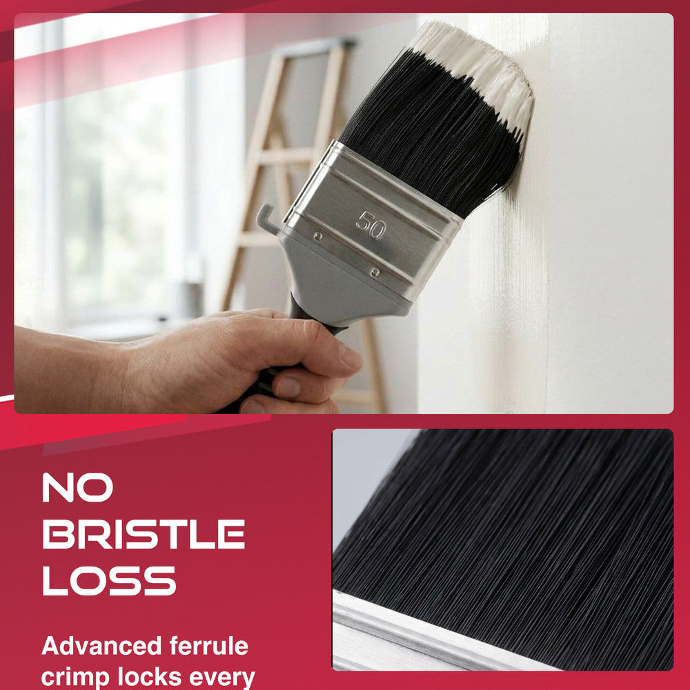 Haltons Paint Brush Set No Bristle Loss All Sizes - 5 Piece – image 2