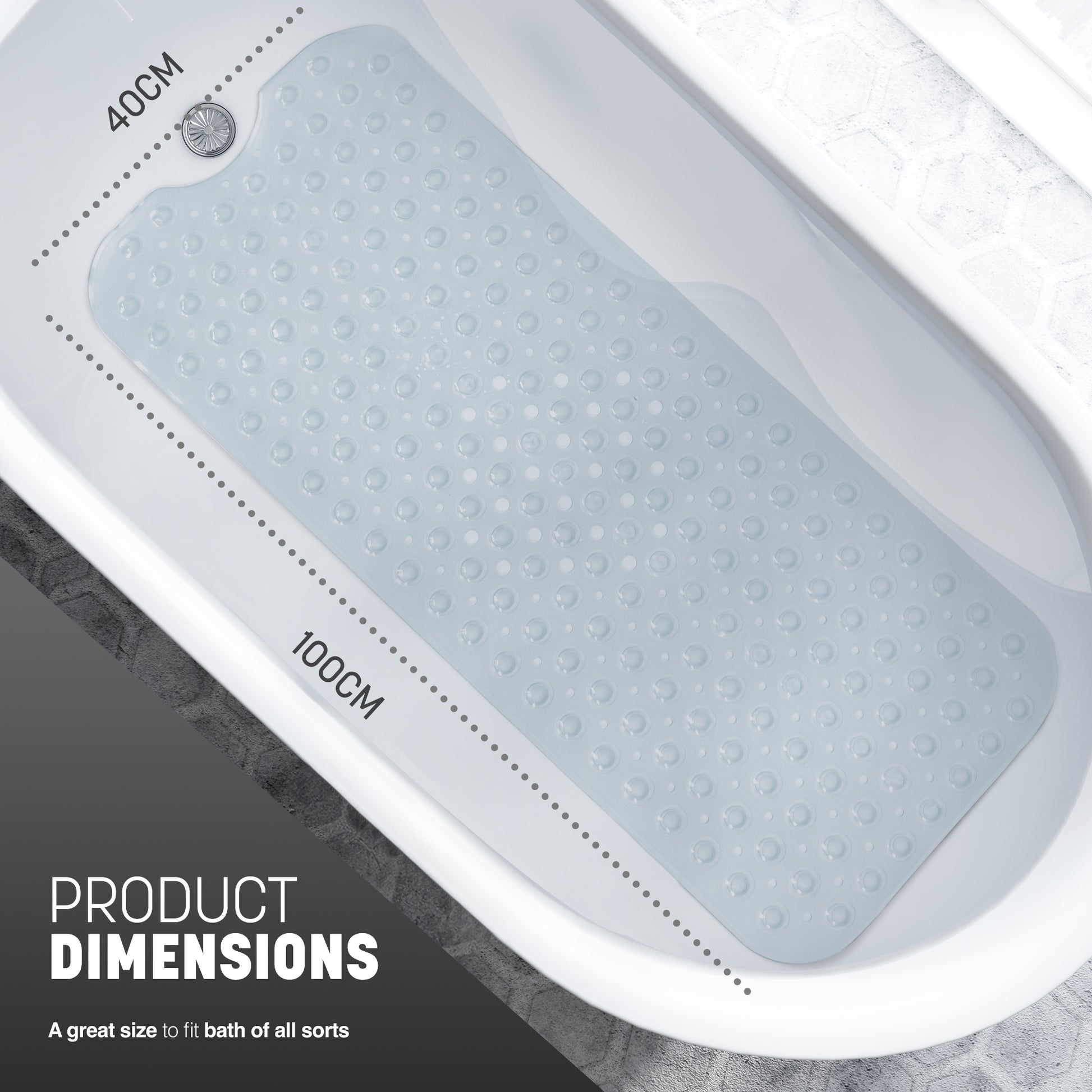 Non-Slip Bath Mat - Soft, Comfortable & Machine Washable – image 17
