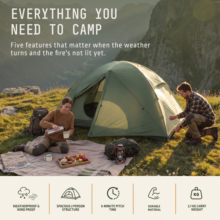 2 Man Camping Tent