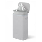 Collapsible Laundry Basket with Lid & Removable Liner