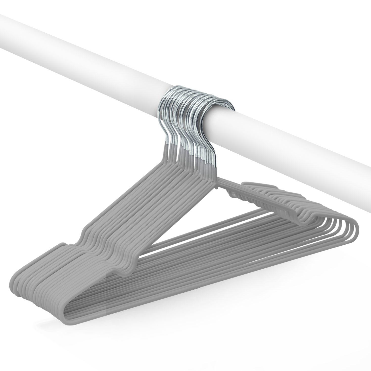 Metal Hangers Premium Rubber Coated - 20 Pack – image 10