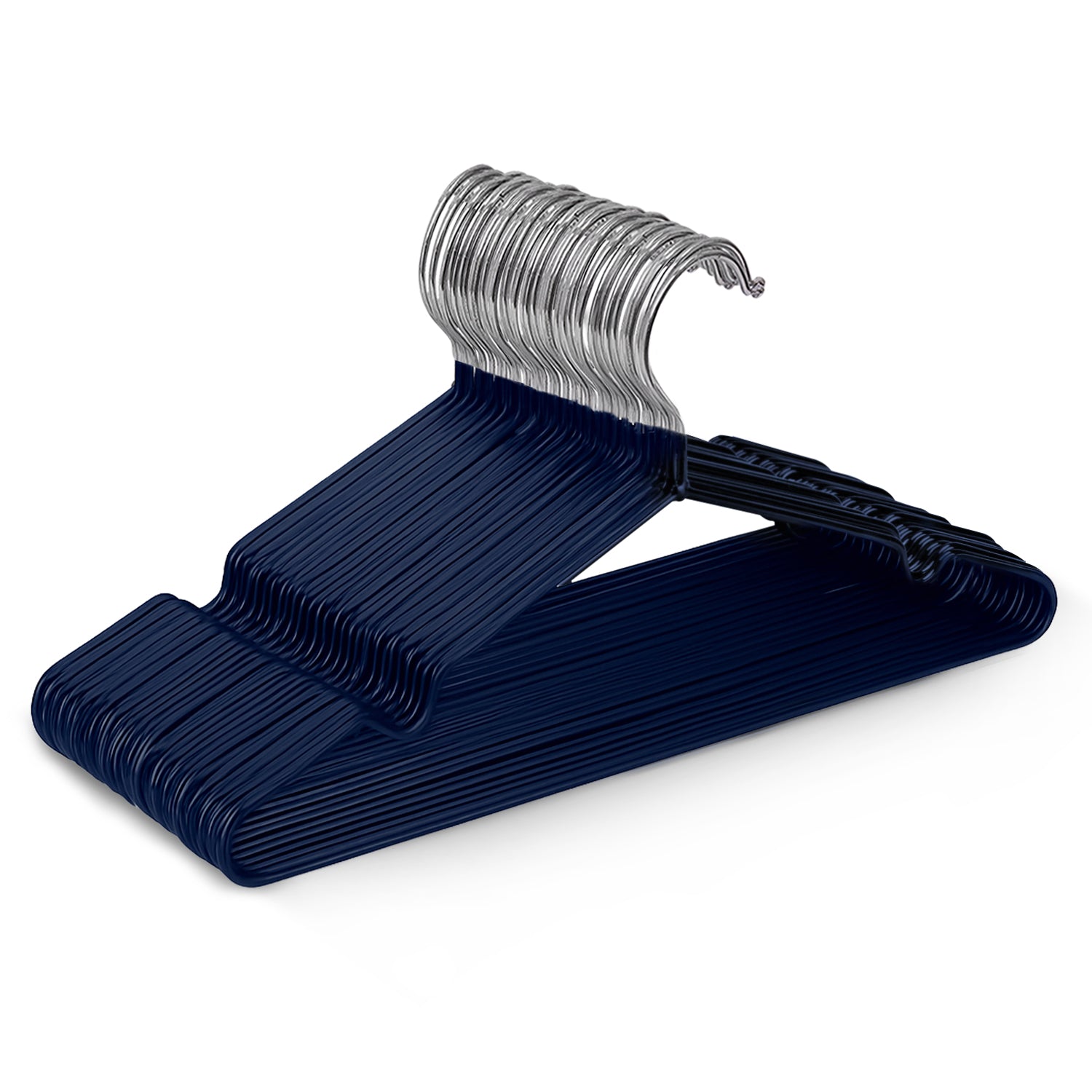 20pcs Metal Hangers Premium Rubber Coated  - Non-Slip Clothes Hangers with 360° Swivel Hook