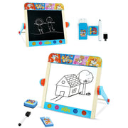 Paw Patrol Tabletop Easel – 2-in-1 Double-Sided Chalkboard & Whiteboard for Kids – Portable Drawing Board with Chalk, Pen & Eraser