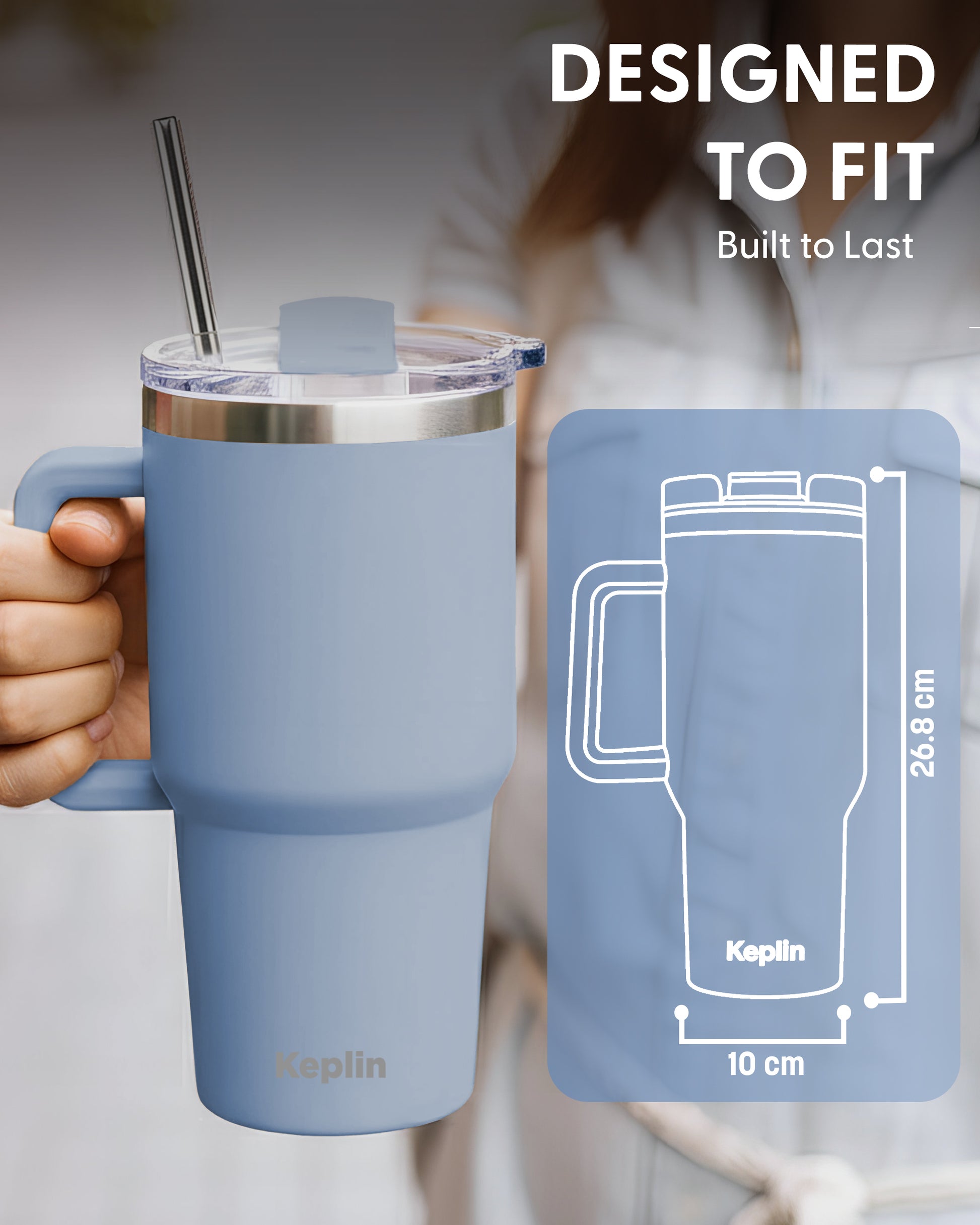 Stainless Steel Vacuum Insulated Tumbler 40 oz – image 22