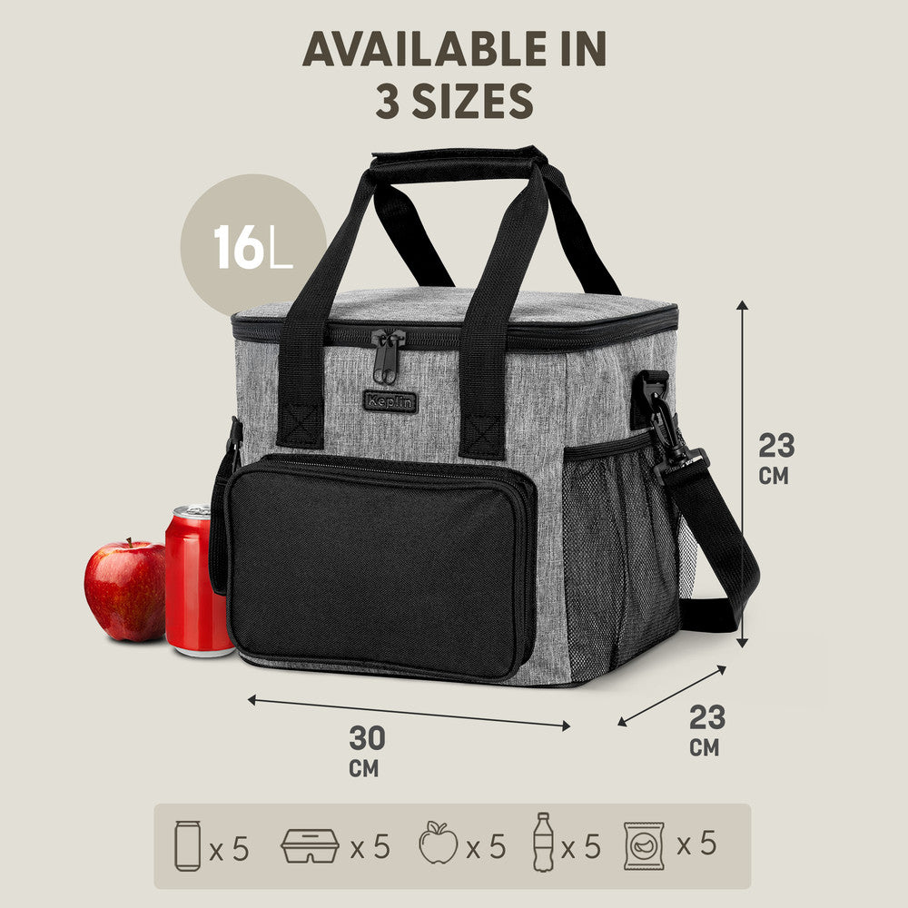 16 Litre Home Freezer Blocks with Picnic Bag for Family Trips - Long Lasting Reusable Ice Boards(30 x 23 x 23 cm)