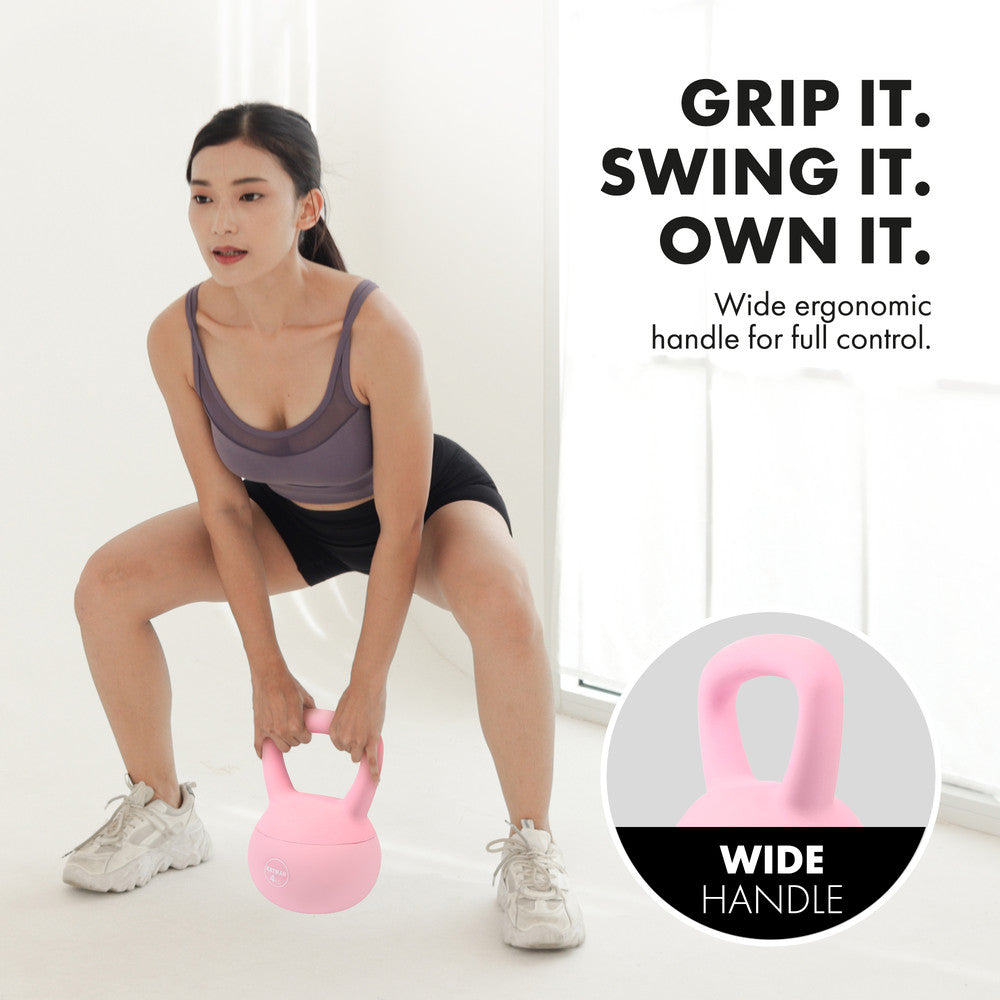 KAYMAN Soft Kettlebell for Home Gym – PVC Coated Weight – Floor Safe Flat Base – Ergonomic Non-Slip Handle – Strength Training, CrossFit, HIIT, Core Workout – Durable Fitness Equipment – image 10