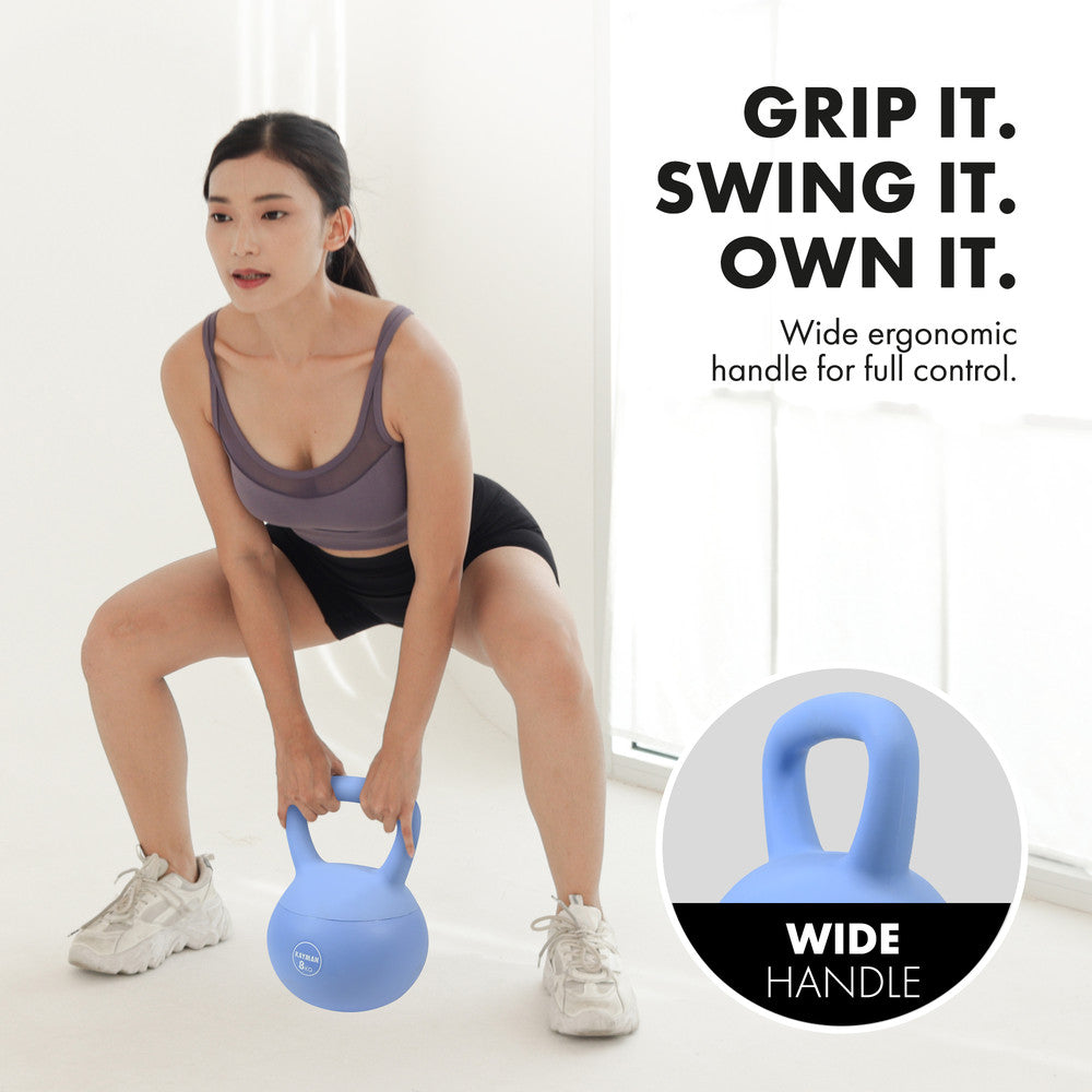 KAYMAN Soft Kettlebell for Home Gym – PVC Coated Weight – Floor Safe Flat Base – Ergonomic Non-Slip Handle – Strength Training, CrossFit, HIIT, Core Workout – Durable Fitness Equipment – image 23