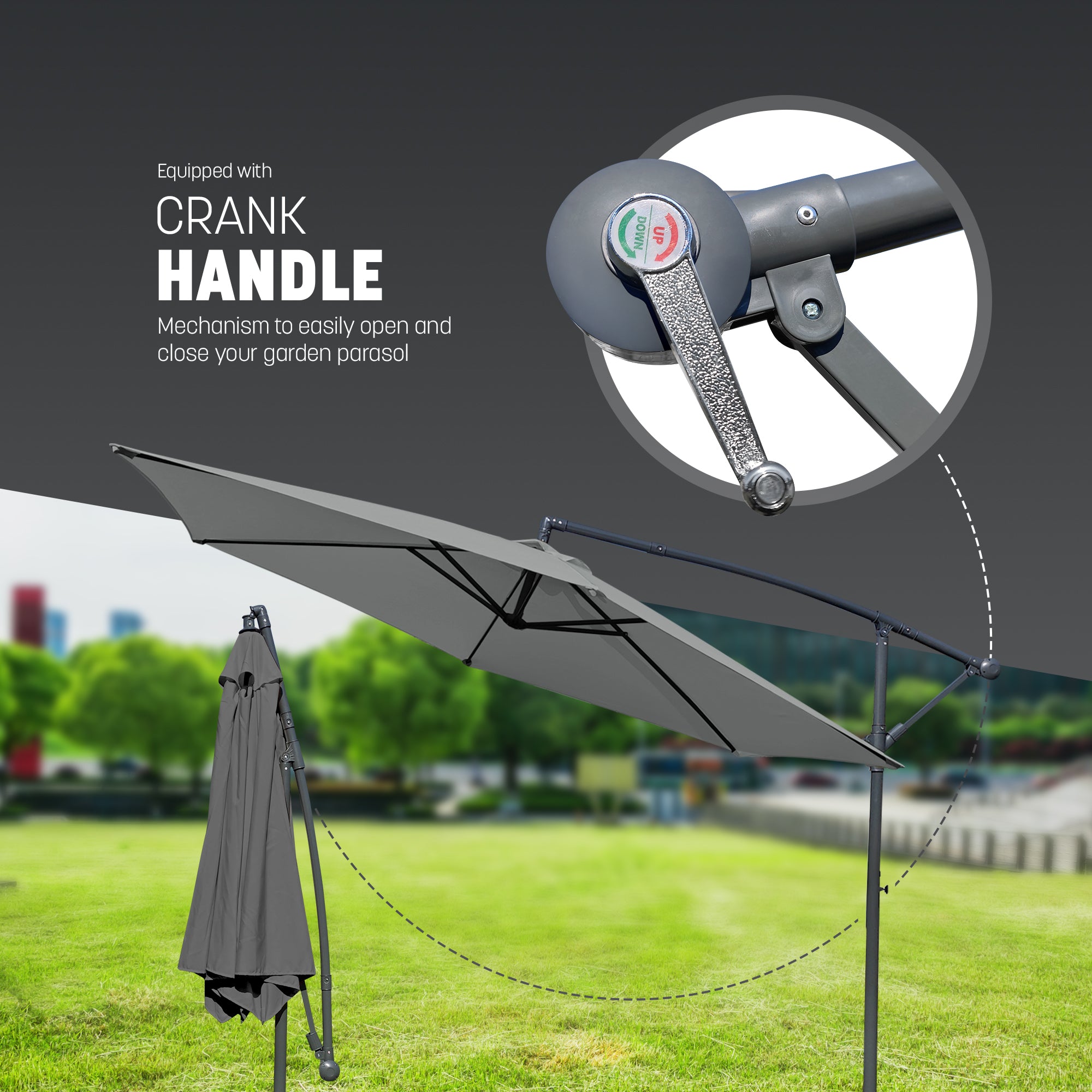 3M Cantilever Garden Parasol – image 11