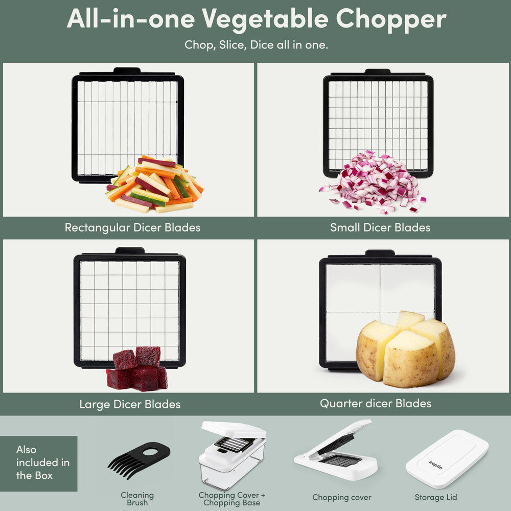 4-in-1 Vegetable Chopper with Container