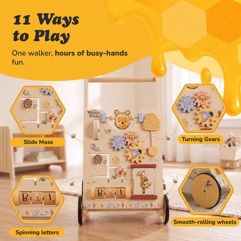 Disney Winnie the Pooh Wooden Baby Activity Walker - secondary image