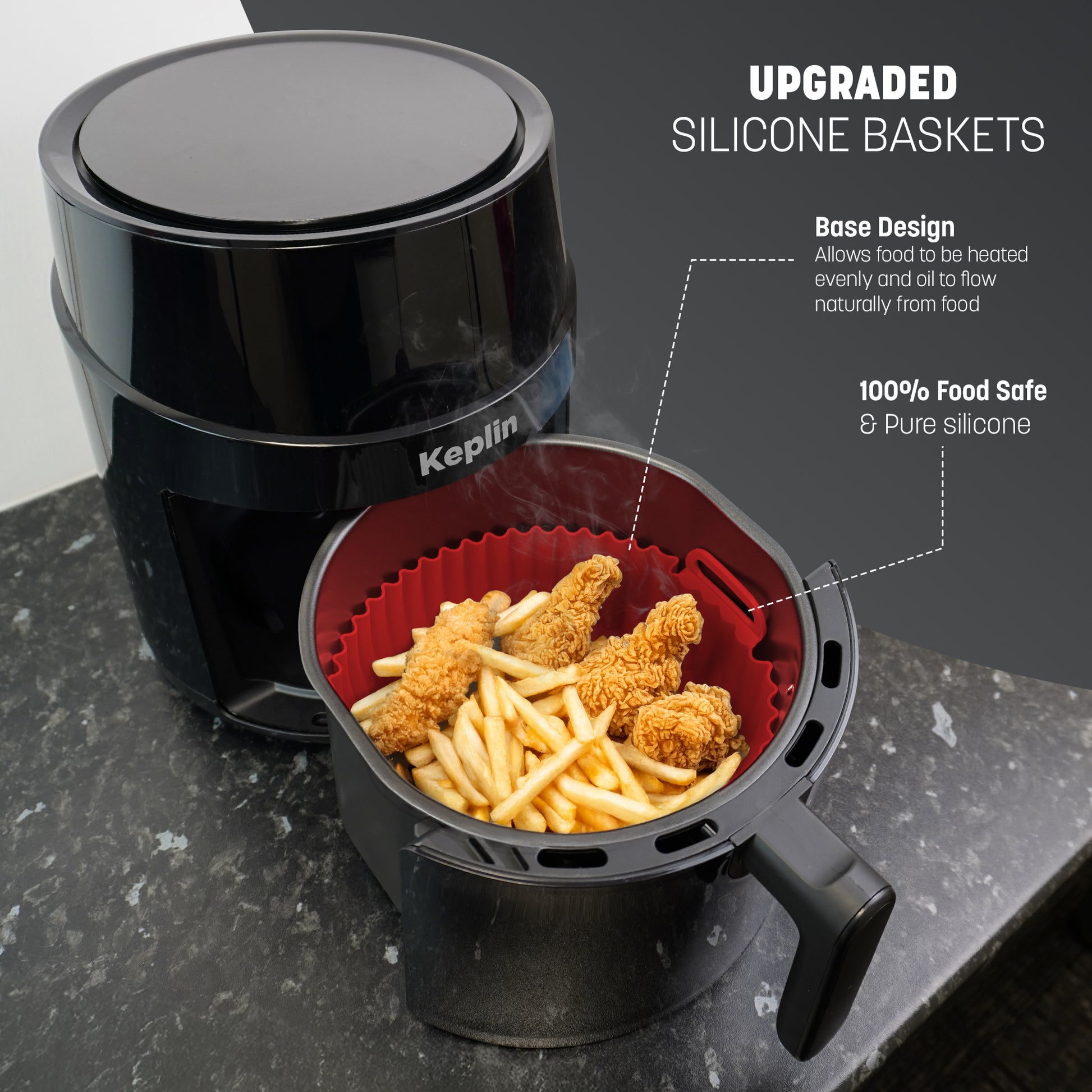 Silicone Air Fryer Liners - 3 Pack – image 20