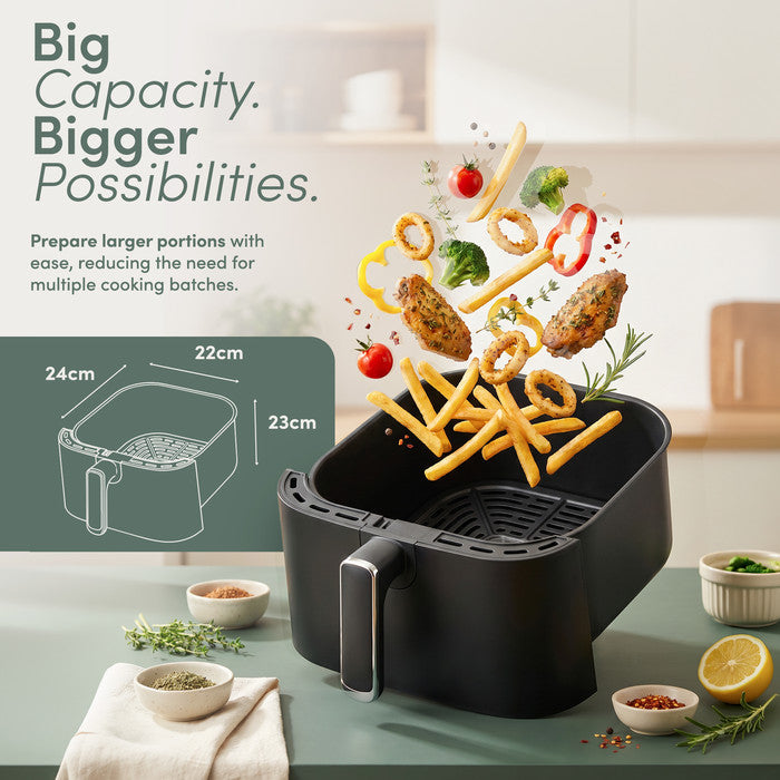 Air Fryer LED Touchscreen Control Panel – Easy Digital Settings UK