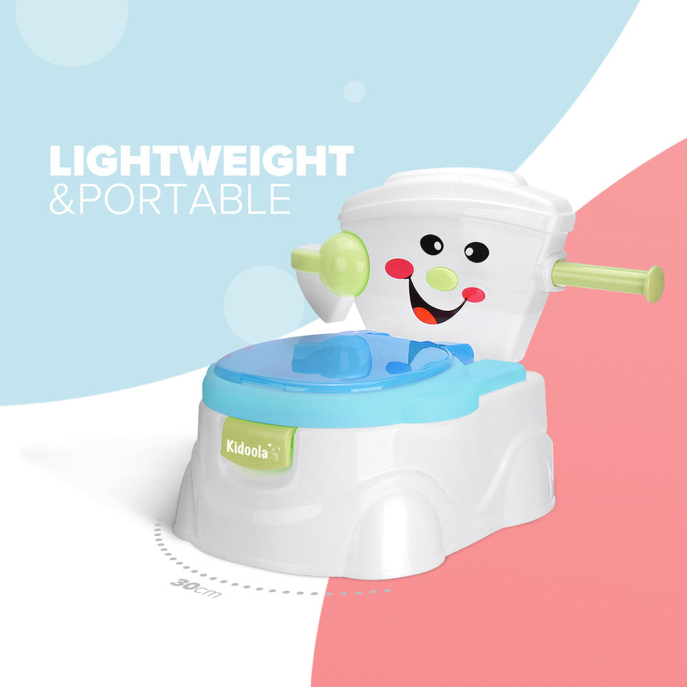 KIDOOLA Pink Potty Training Toilet Seat - Splash Guard & Portable Design for Easy Travel | Fun & Functional Potty Seat for Kids 6 Months to 5 Years – image 9