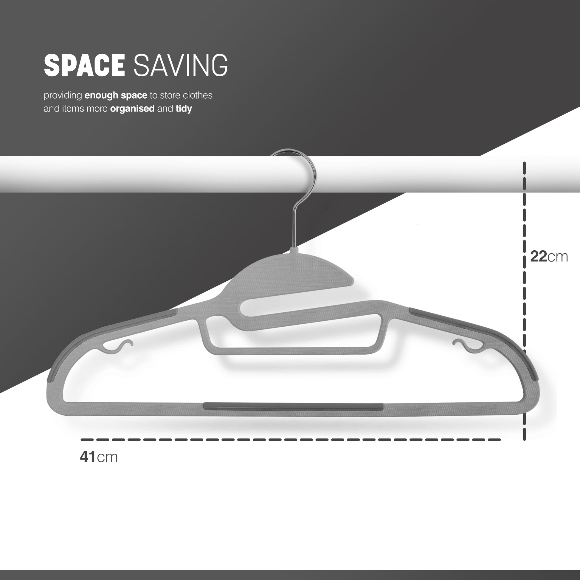 Slimline Non-Slip Clothes Hangers – image 20
