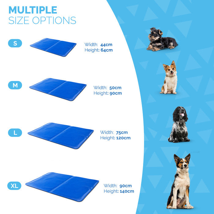 FurDreams Plain Pet Cooling Mat for Dogs  Cats Large