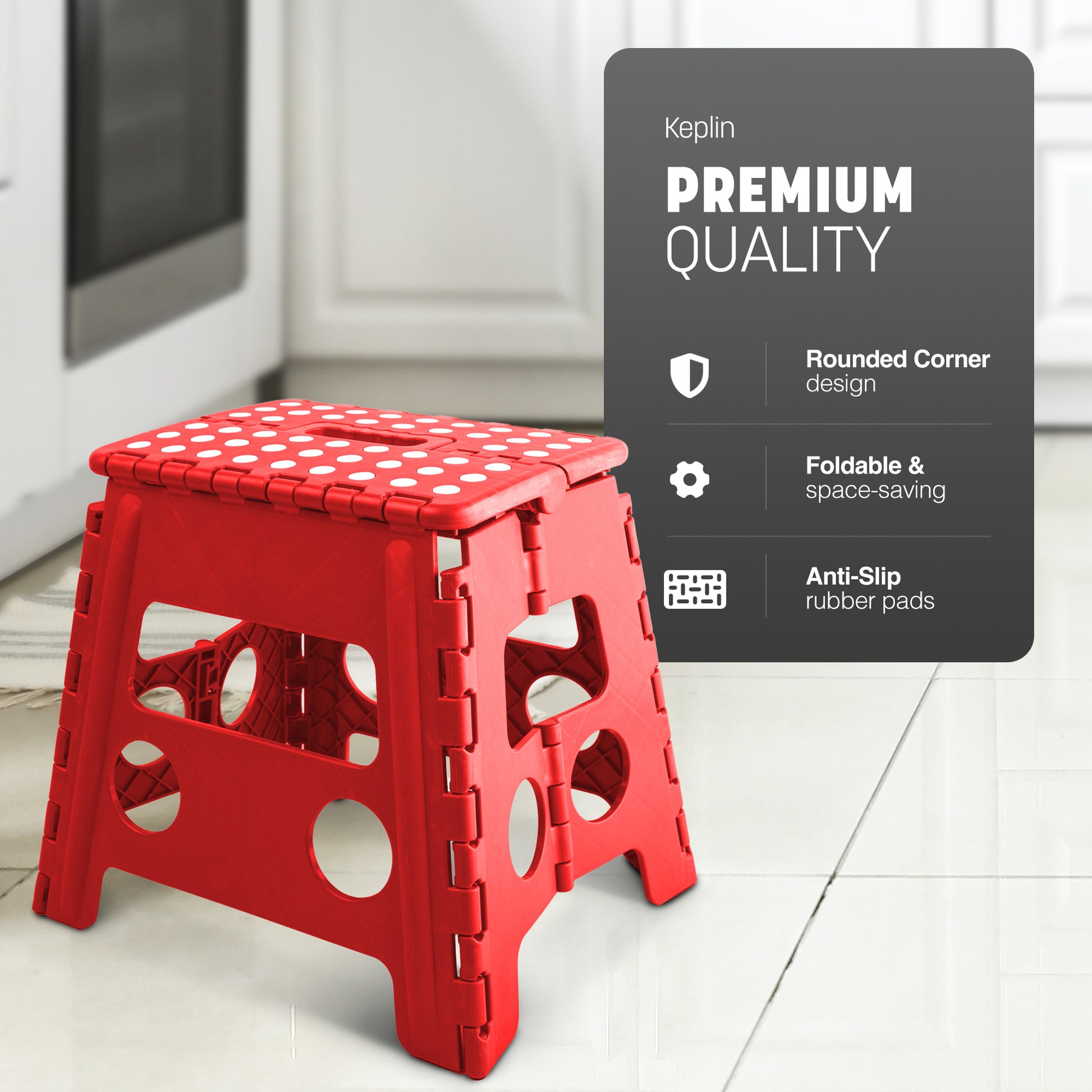 13 inch Heavy Duty Folding Step Stool – image 3
