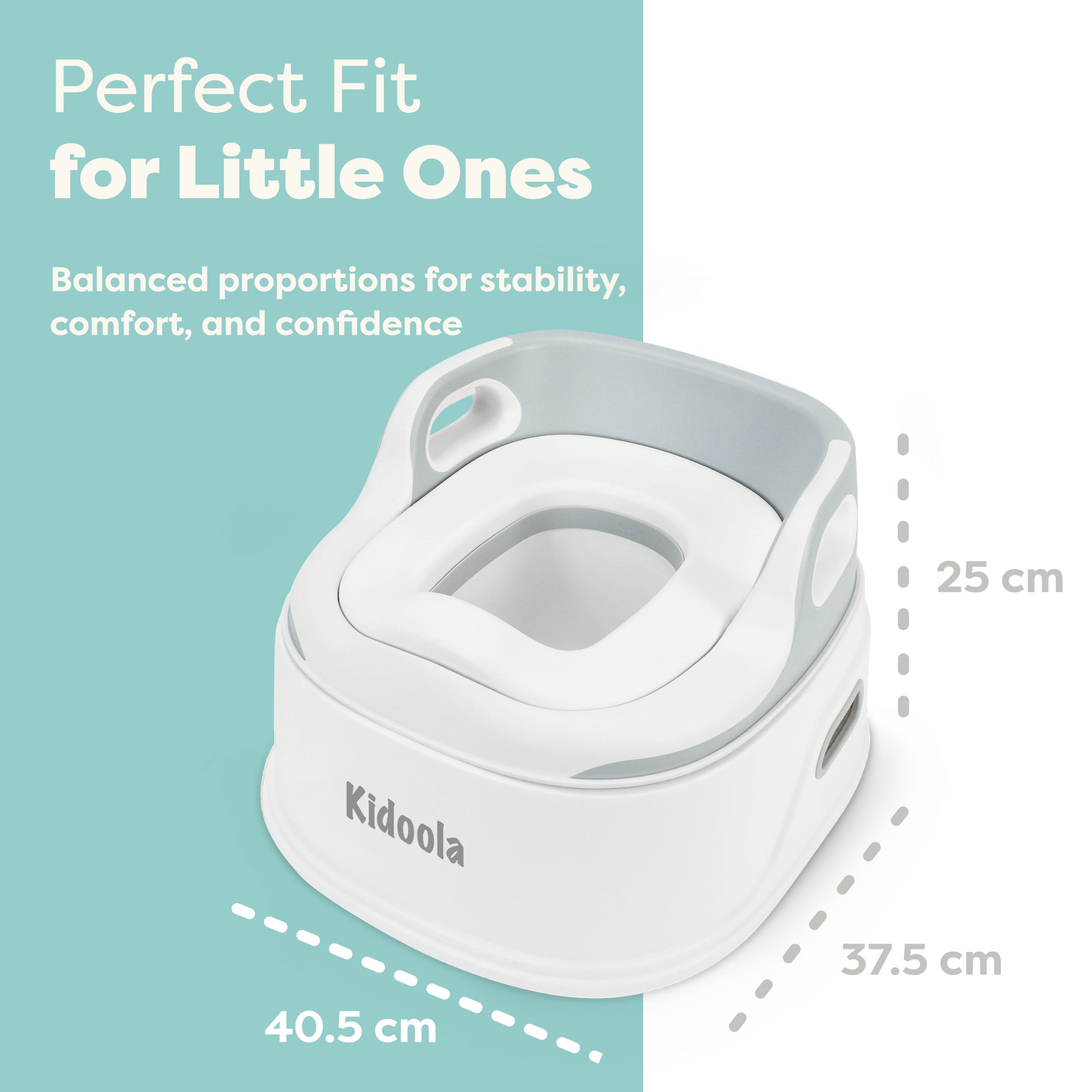Potty training step stool in use – pink kids bathroom stool doubles as toilet training seat