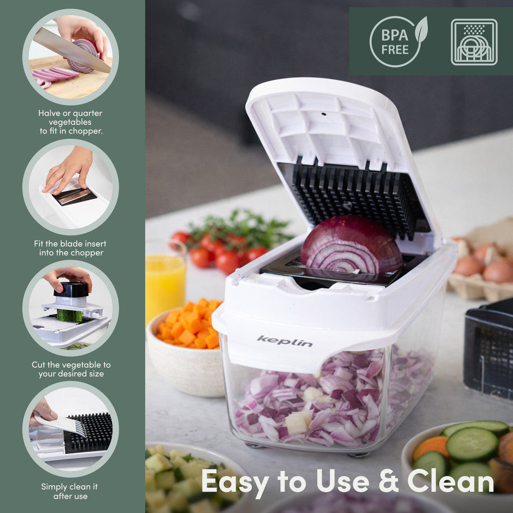 11-in-1 Vegetable Chopper with Container – image 4