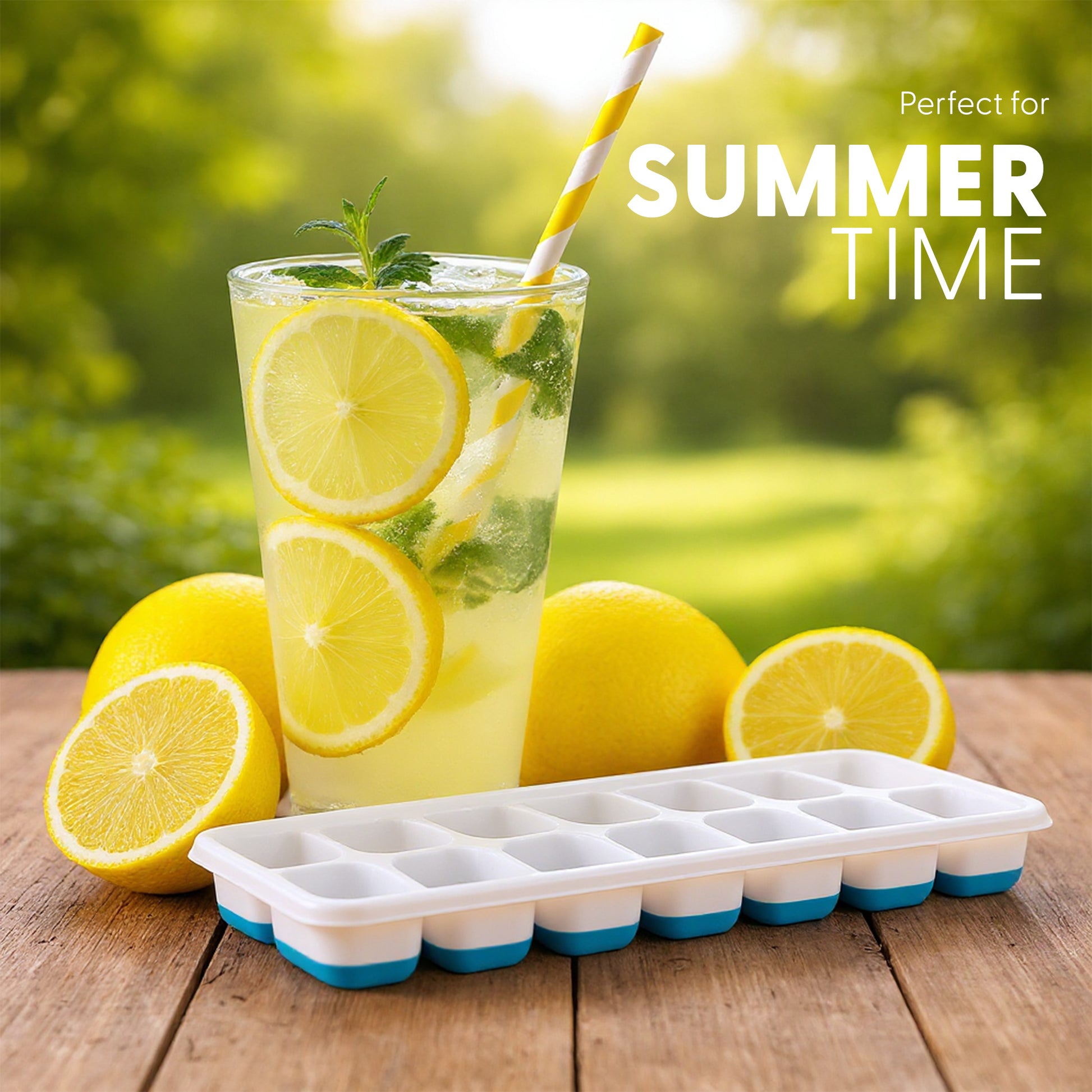 Silicone Ice Cube Trays with Non-Spill Lids – image 3