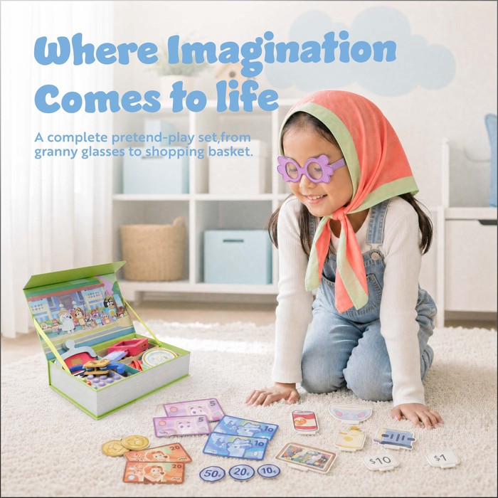 Bluey Granny Mobile Roleplay Toy Set