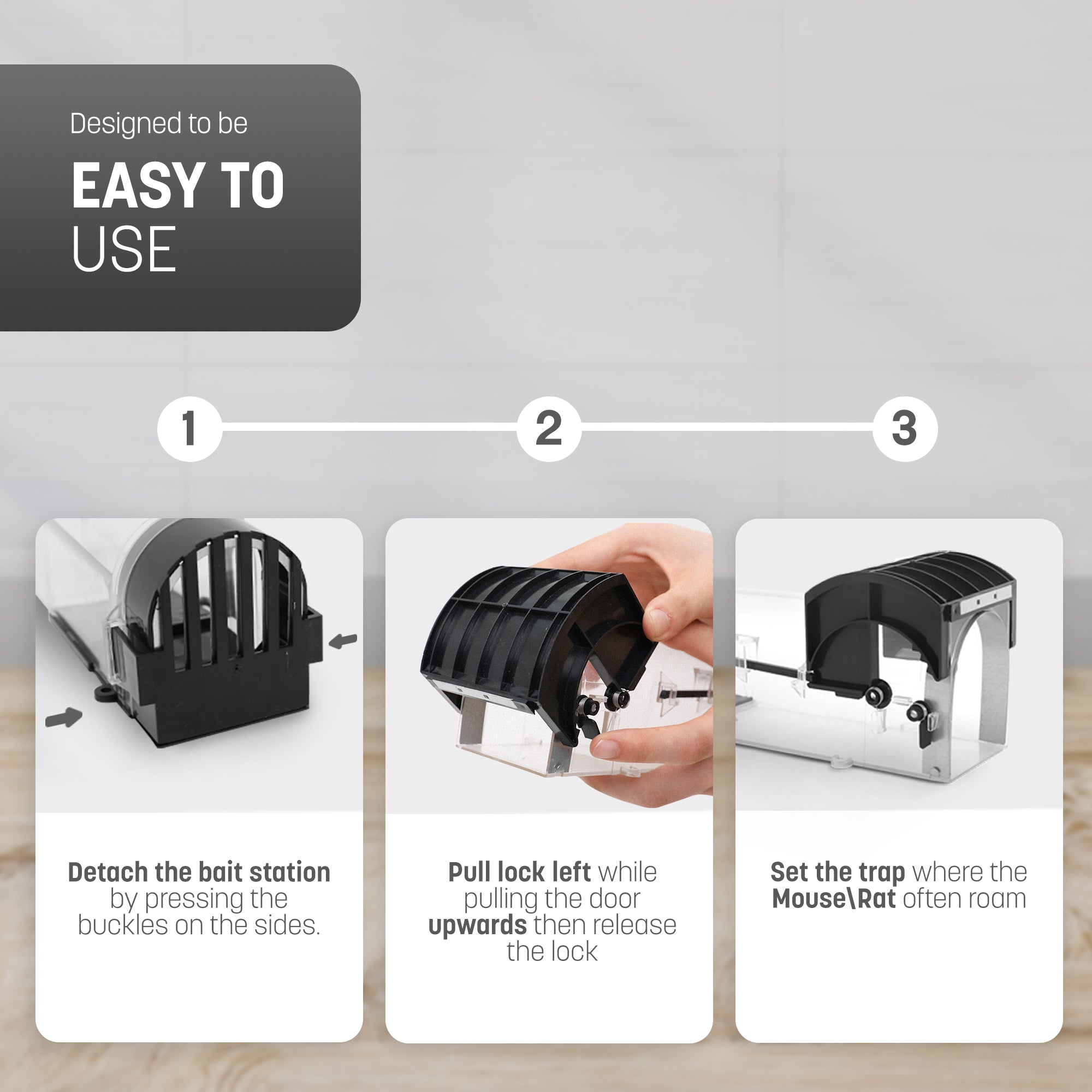 Reusable Humane Mouse Trap