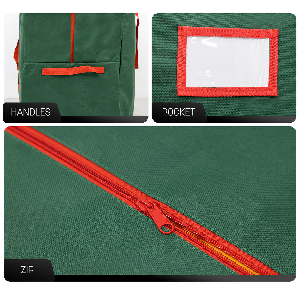 Christmas Wrapping Paper Storage Bag - Foldable, Heavy Duty, 600D Oxford Fabric – image 11