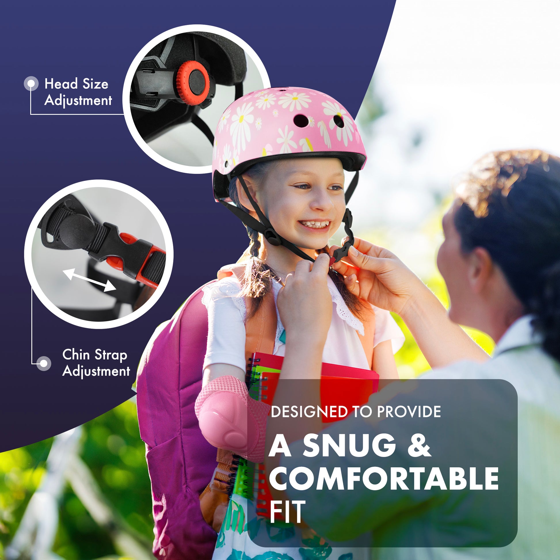 KAYMAN Kids Bike Helmet age 3 to 12, Adjustable Safety Gear for Boys and Girls, Suited to Scooter, Cycling, Skateboard & Roller Skating - Protection for Boys & Girls – image 27
