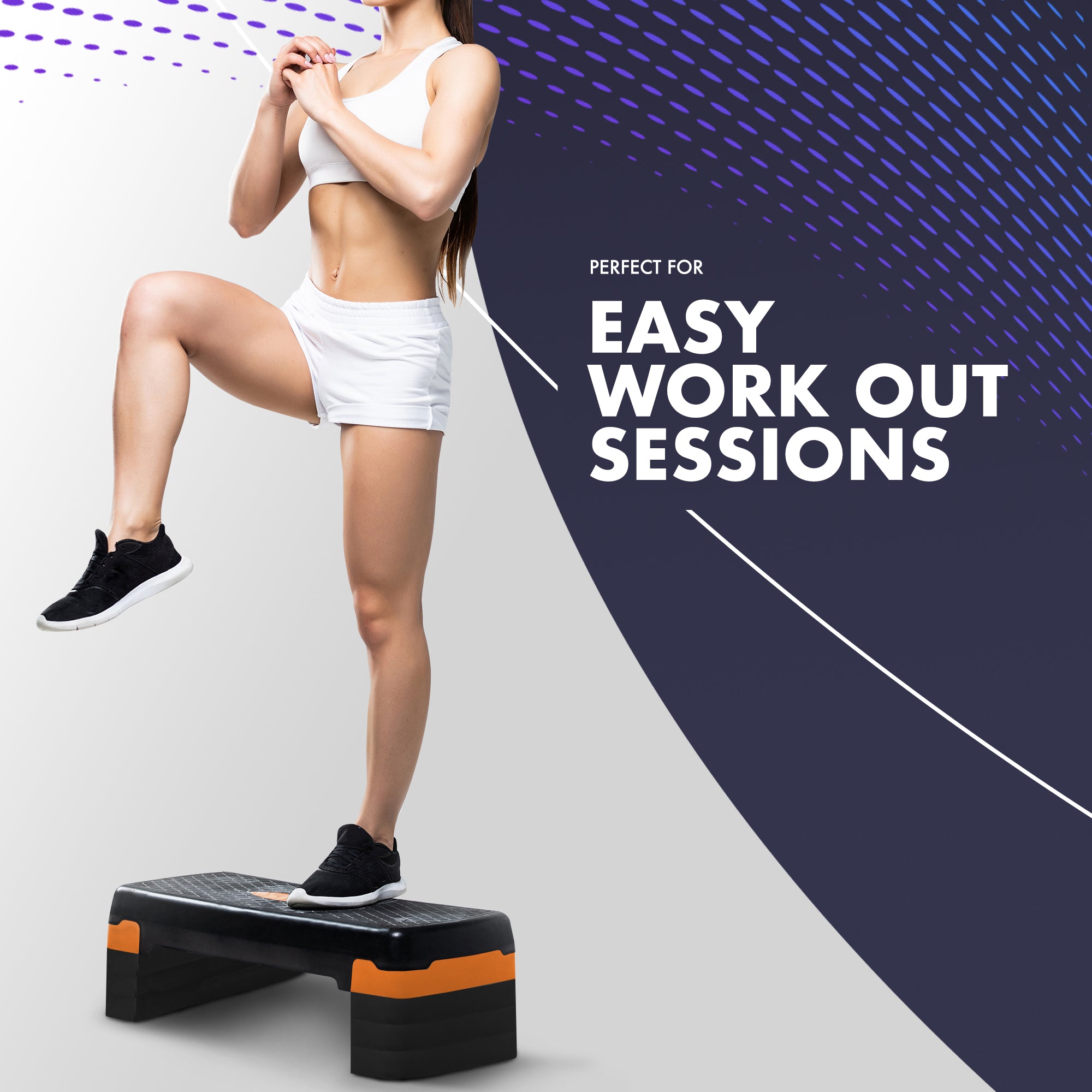 Kayman Adjustable Exercise Stepper for Home Gym Cardio Workouts