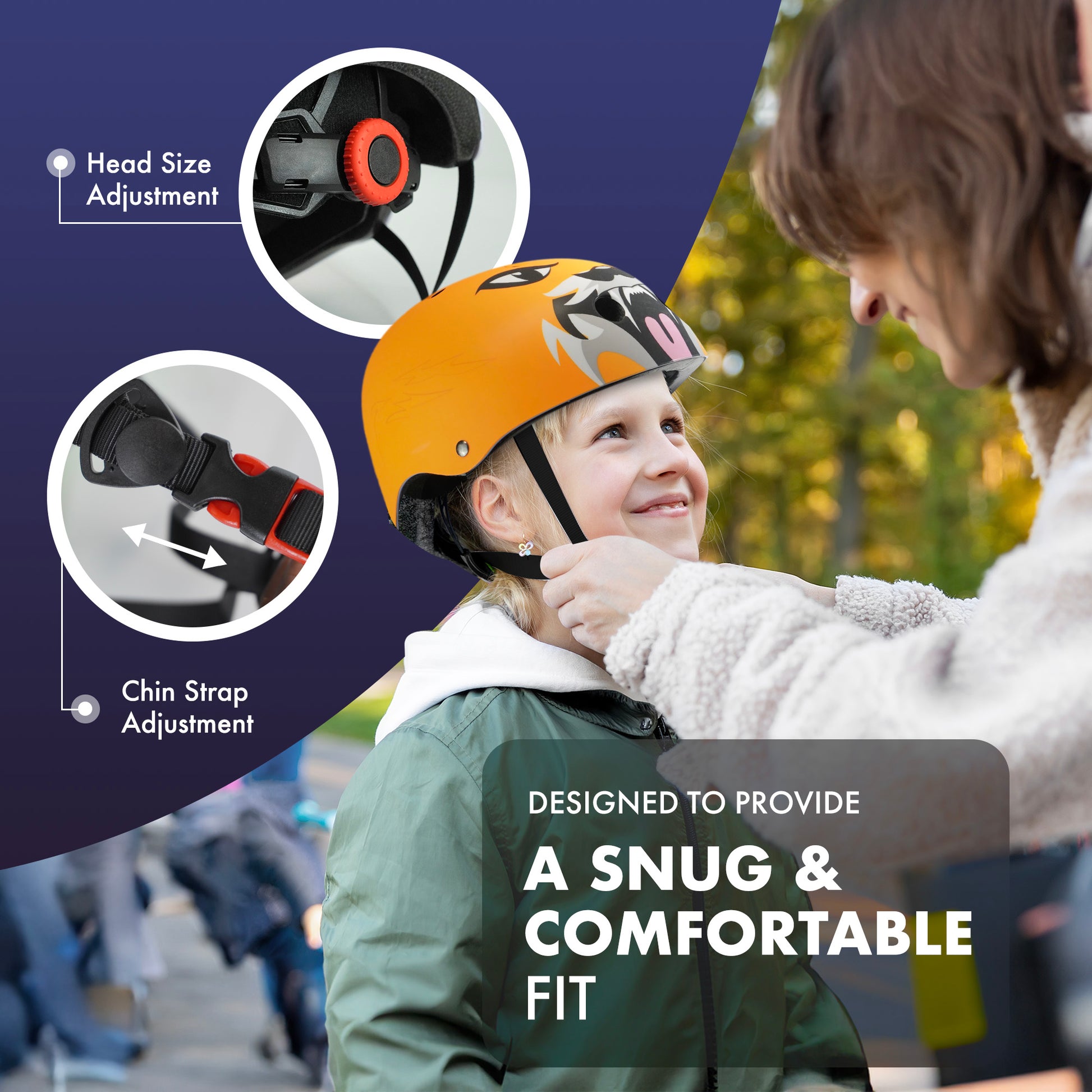 KAYMAN Kids Bike Helmet age 3 to 12, Adjustable Safety Gear for Boys and Girls, Suited to Scooter, Cycling, Skateboard & Roller Skating - Protection for Boys & Girls – image 20