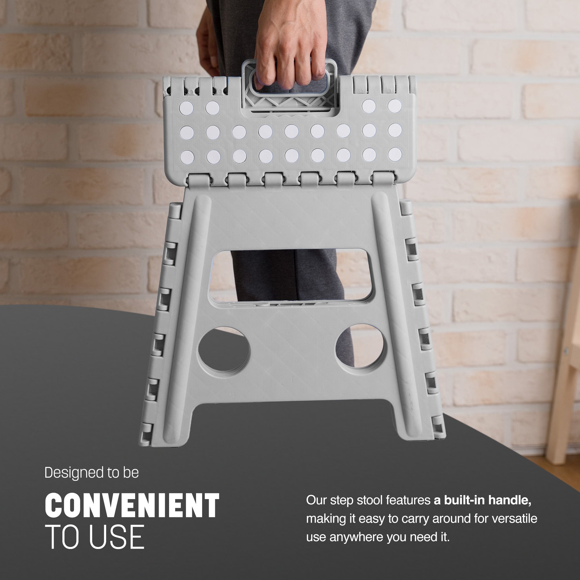 KEPLIN 13inch Heavy Duty Folding Step Stool