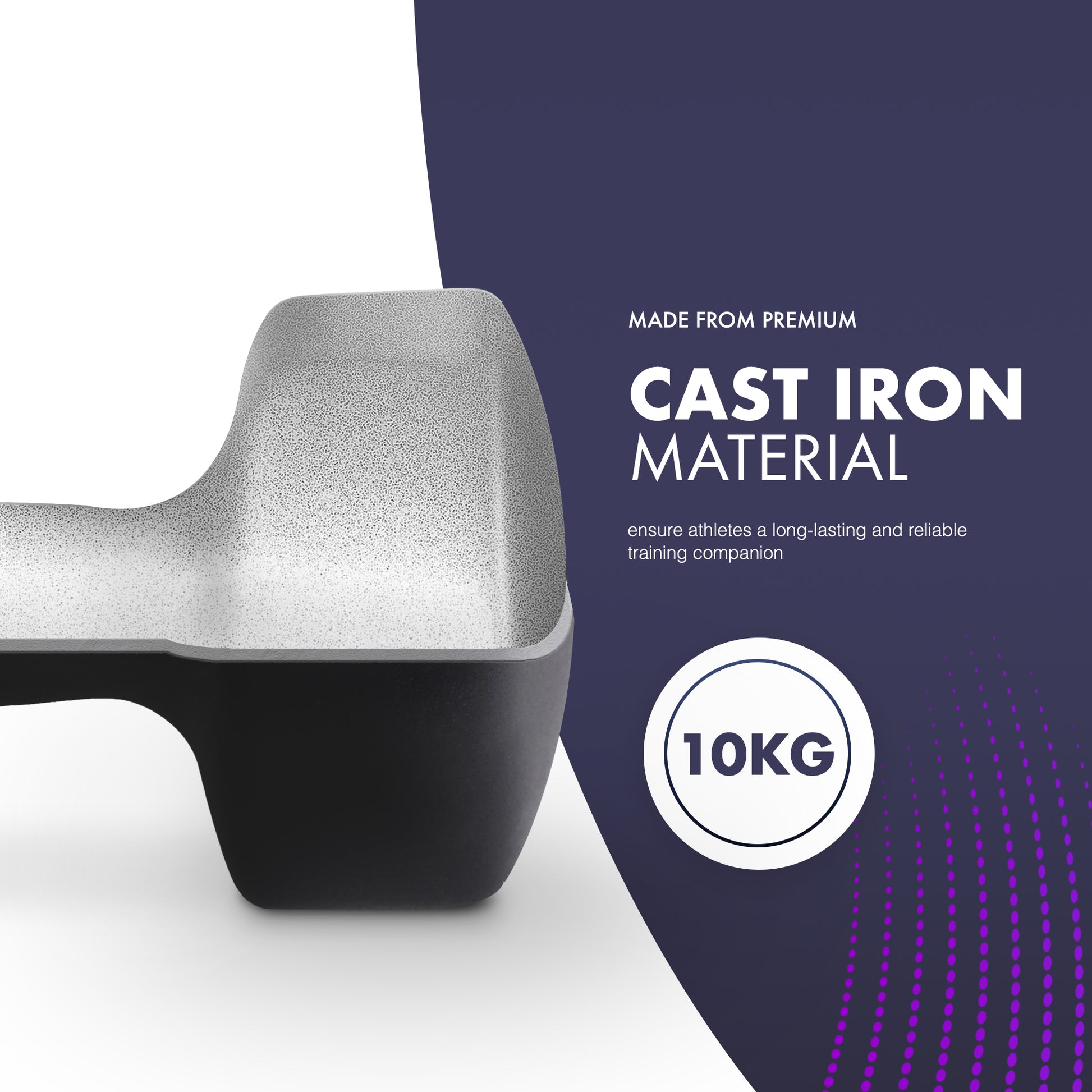 KAYMAN Neoprene Dumbbell Pair with Anti-Slip Grip, Hex Edges, Water-Resistant Surface & Workout Poster Guide - Weight Set for Home, Gym & Fitness Training Equipment (1kg 2kg 3kg 4kg 5kg 6kg 7kg 8kg 9kg 10kg) – image 3