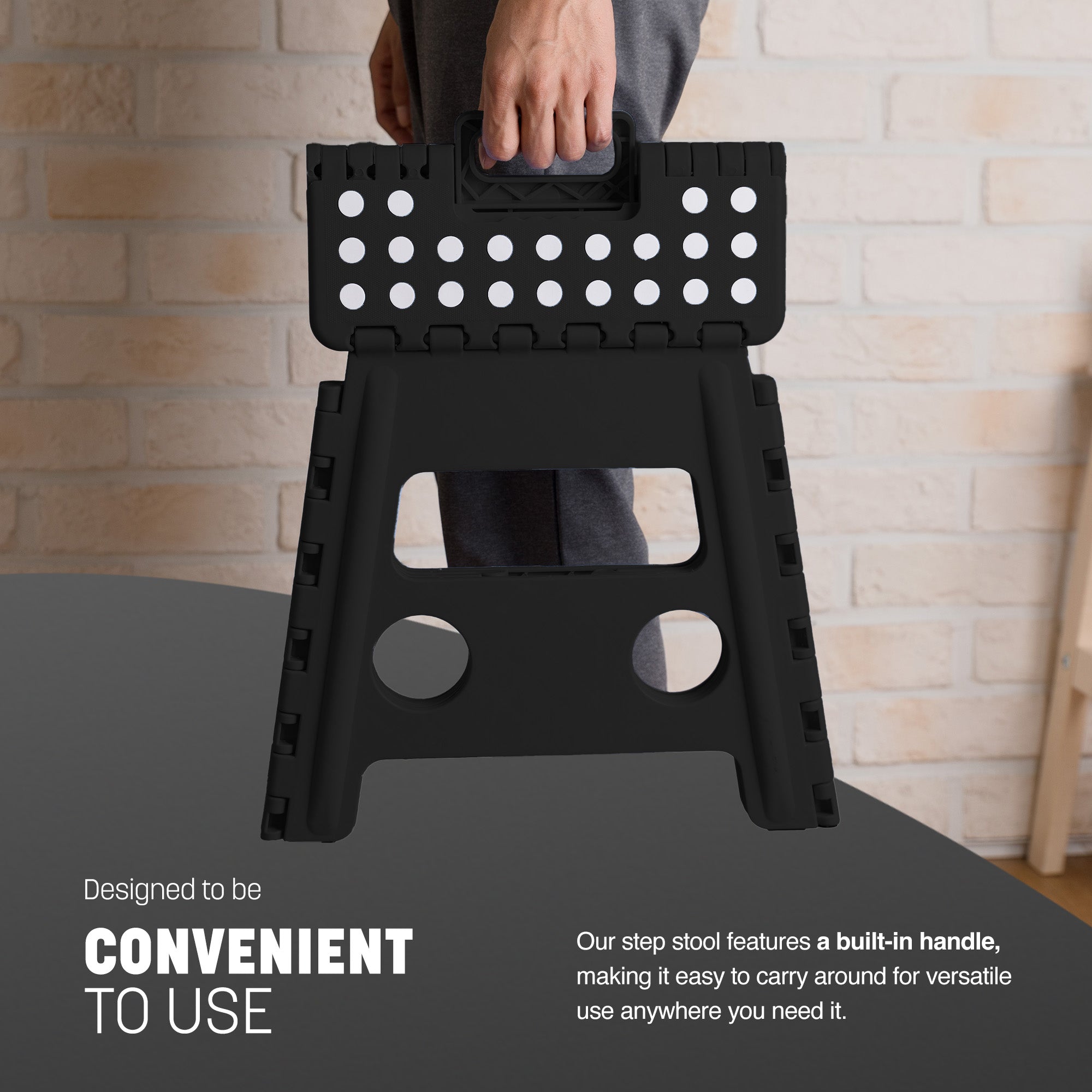 KEPLIN 13inch Heavy Duty Folding Step Stool